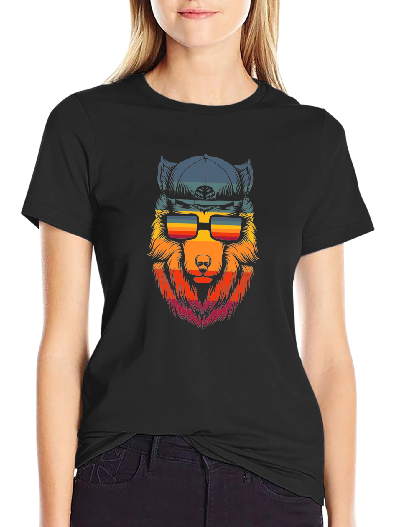 Cool Wolf Graphic Tee
