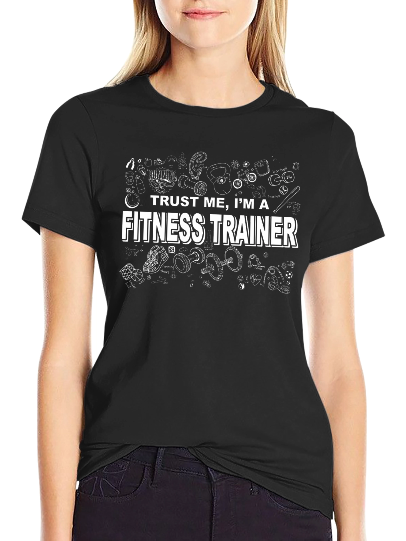 Fitness Trainer Graphic Tee - Trust Me T-Shirt