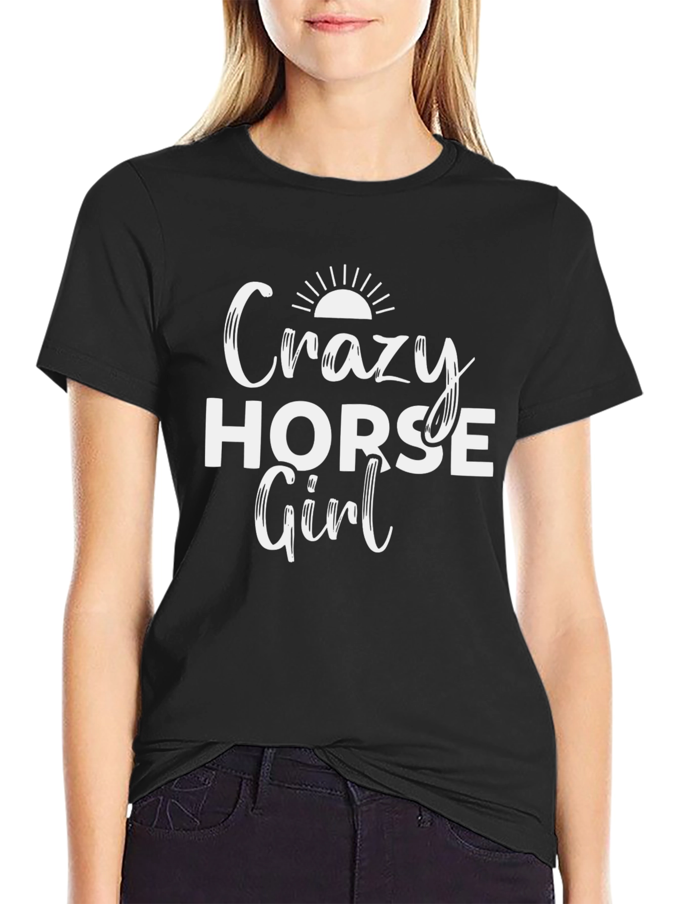 Crazy Horse Girl T-Shirt