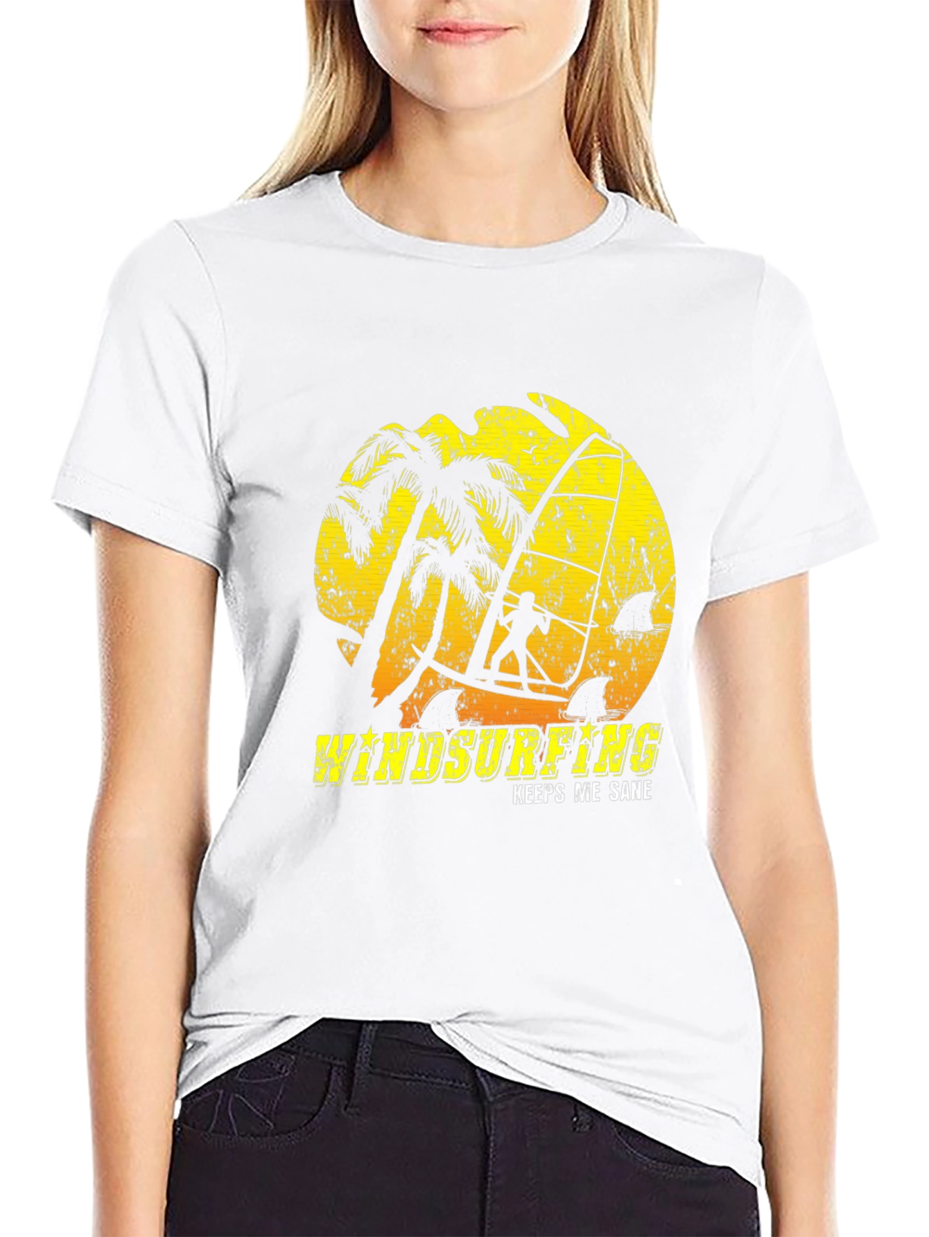 Windsurfing Graphic Tee: Keeps Me Sane