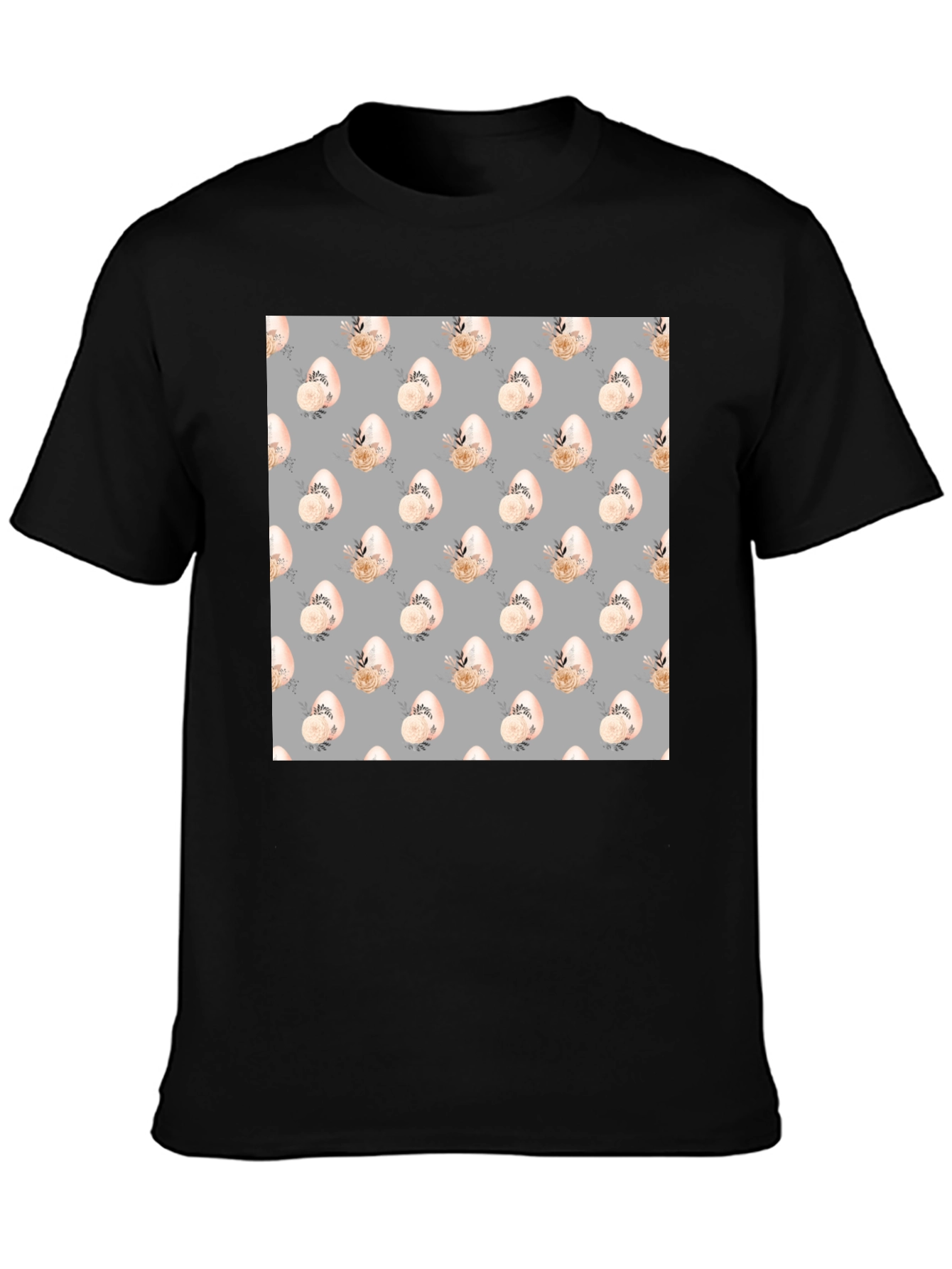 Floral Easter Egg Pattern T-Shirt