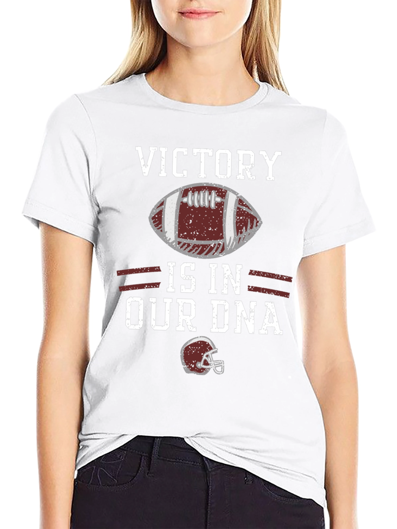 Victory is in Our DNA Football T-Shirt