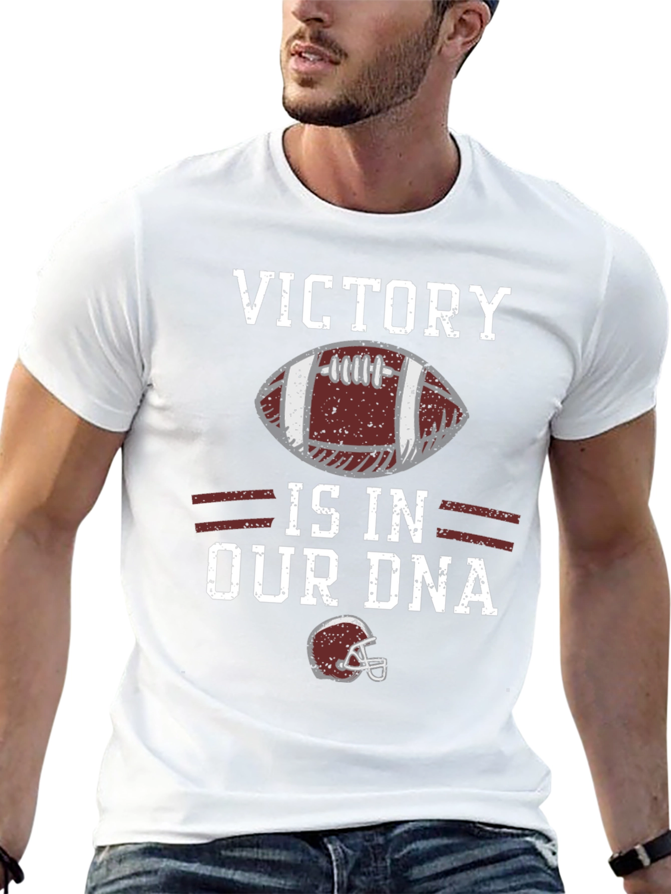 Victory is in Our DNA Football T-Shirt