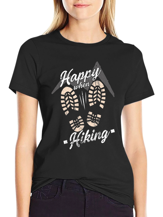 Happy When Hiking Graphic Tee