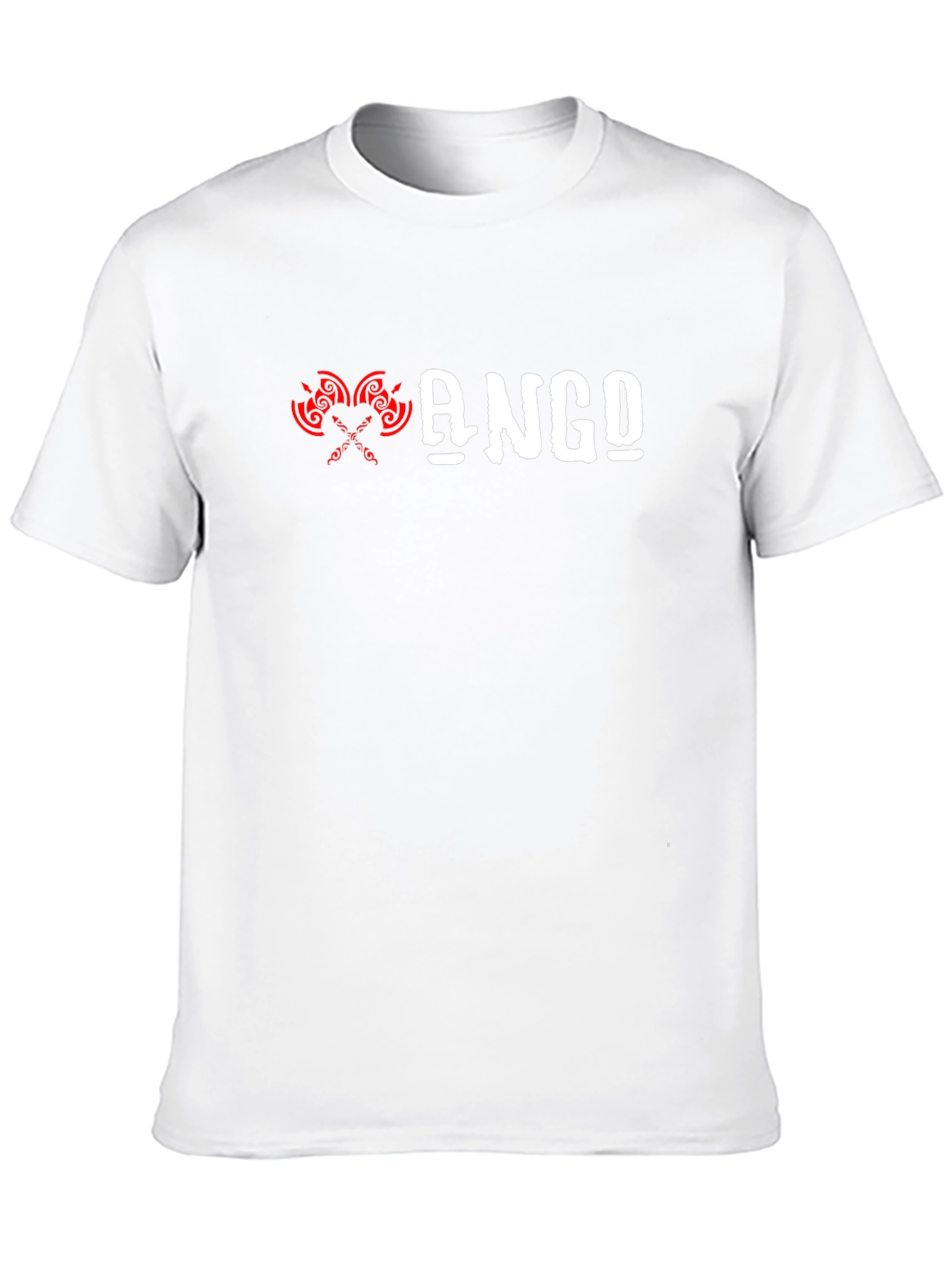 ANGO Graphic Tee - Black Short Sleeve Shirt