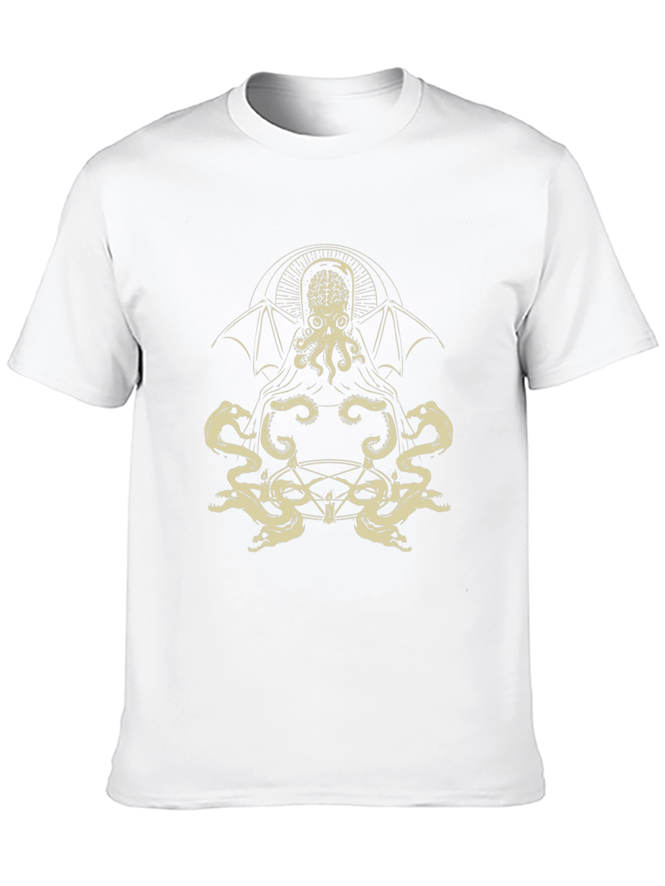 Cthulhu Graphic Tee - Dark Occult Design