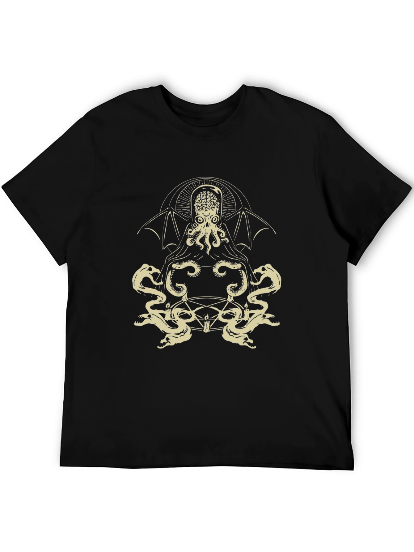 Cthulhu Graphic Tee - Dark Occult Design
