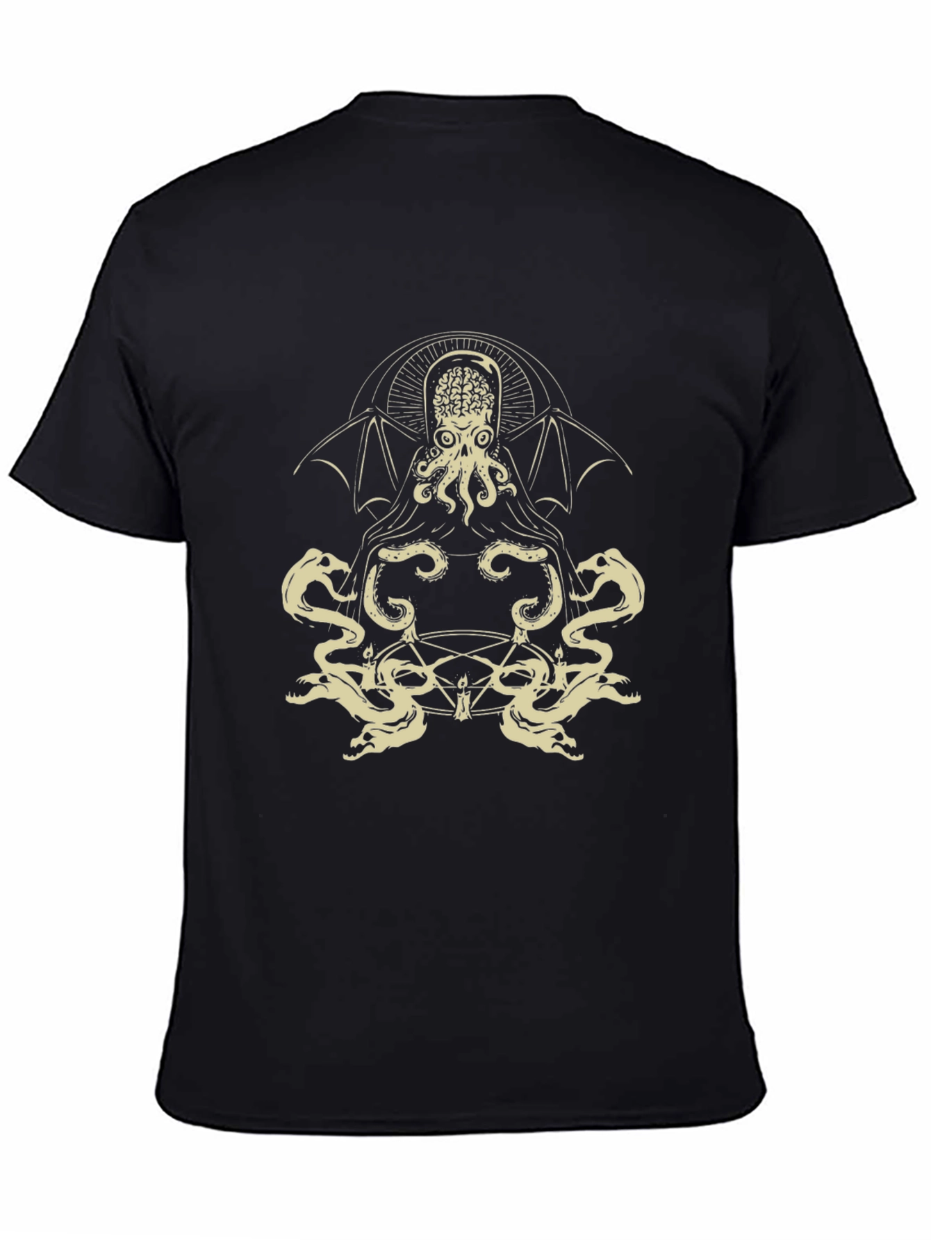 Cthulhu Graphic Tee - Dark Occult Design