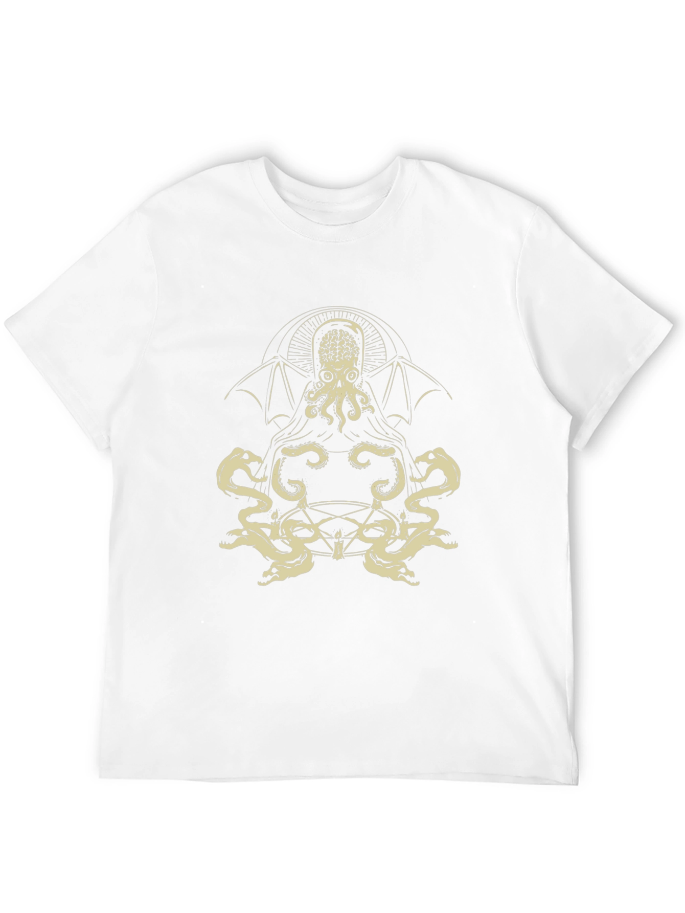 Cthulhu Graphic Tee - Dark Occult Design