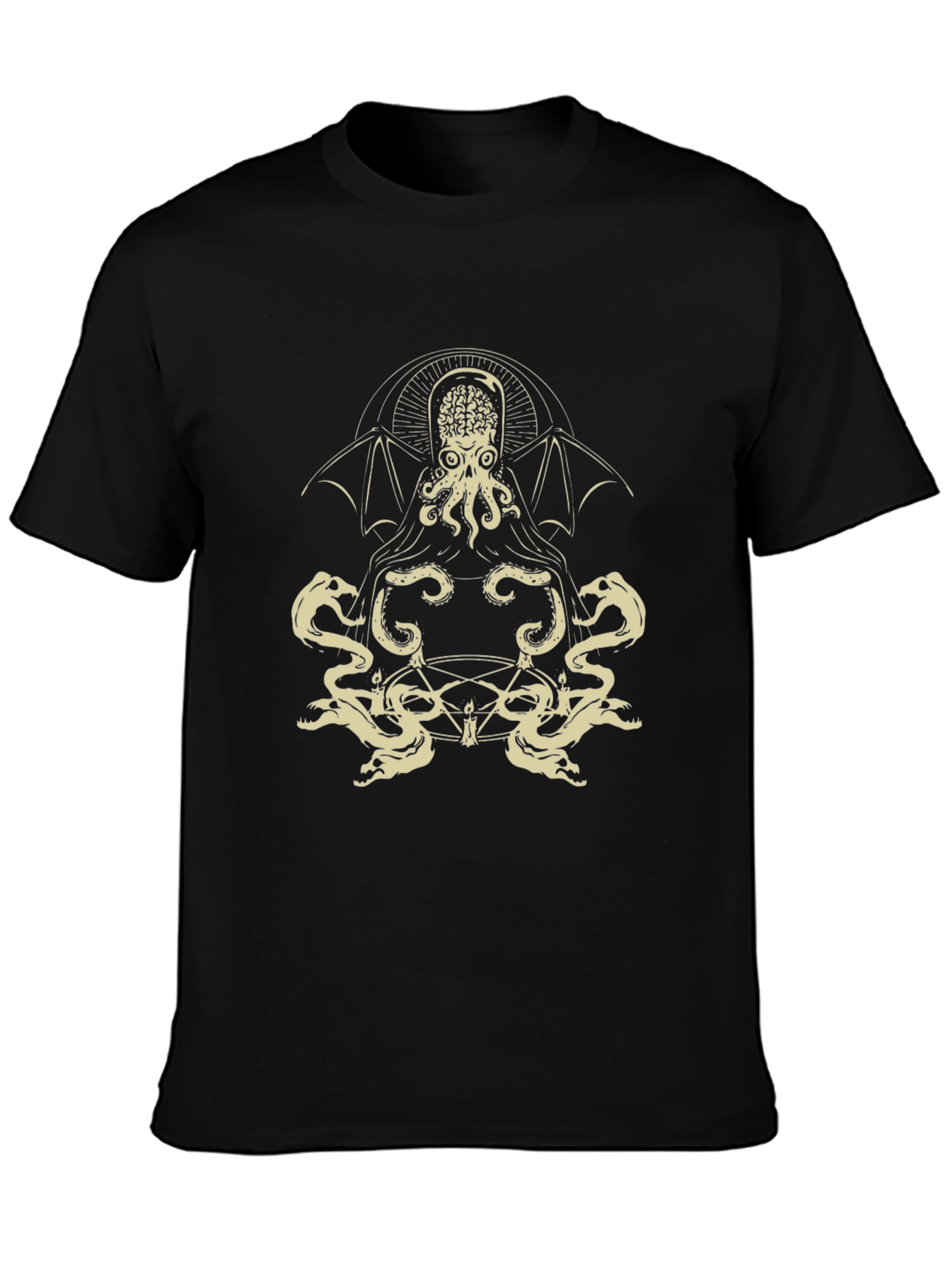 Cthulhu Graphic Tee - Dark Occult Design