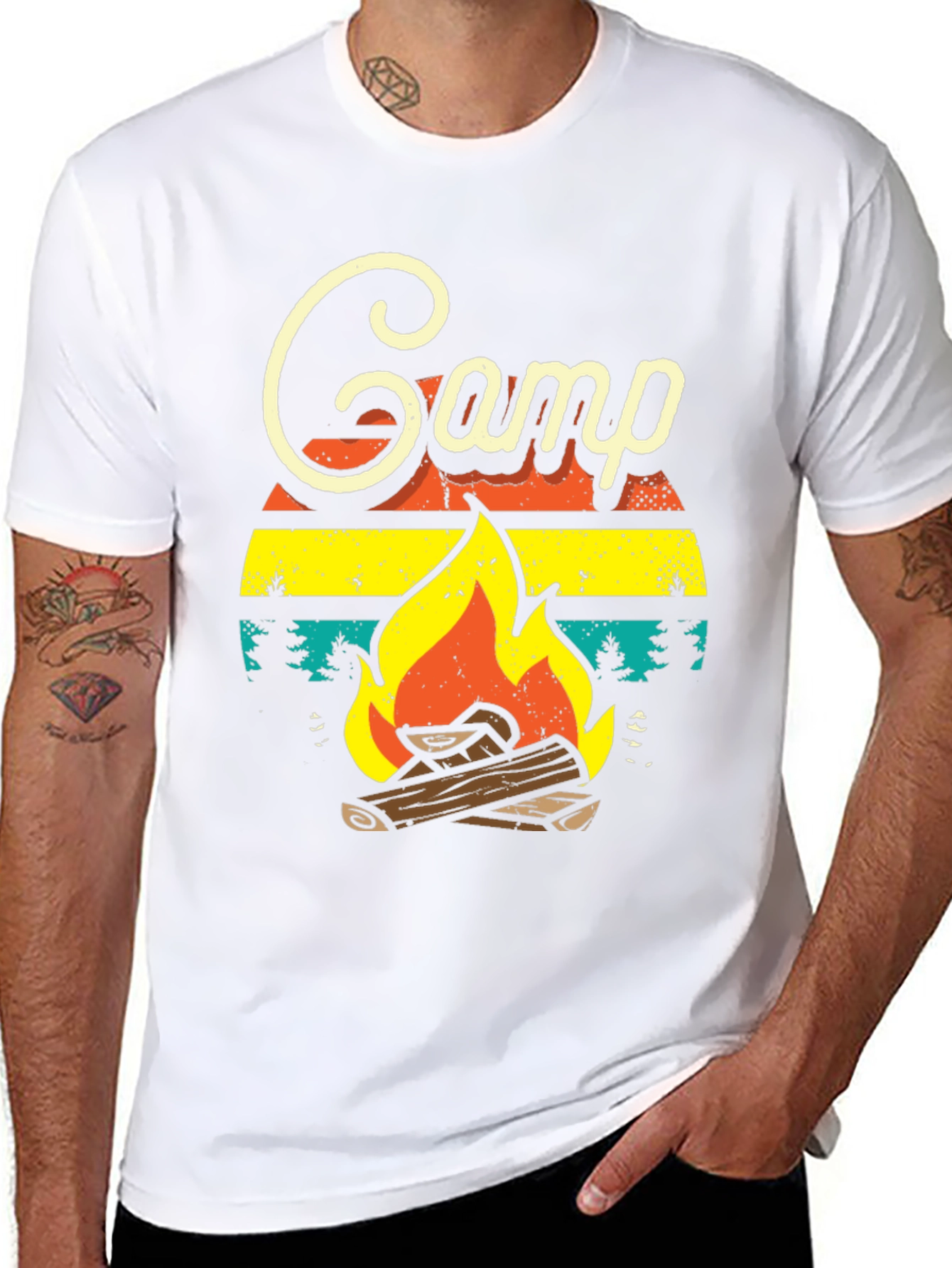 Campfire Graphic T-Shirt