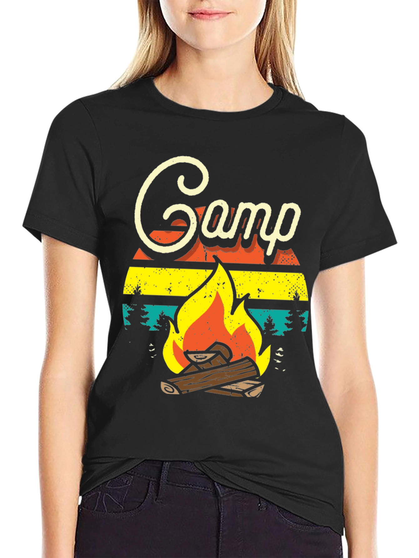 Campfire Graphic T-Shirt