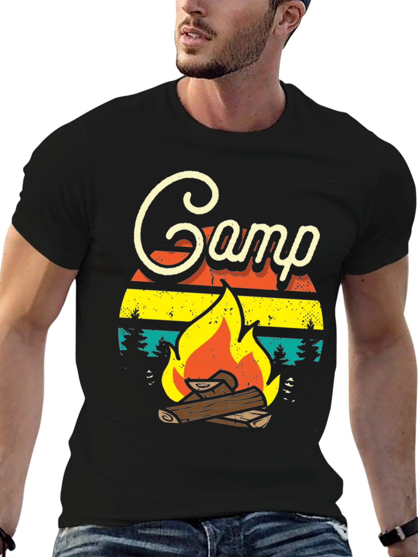 Campfire Graphic T-Shirt