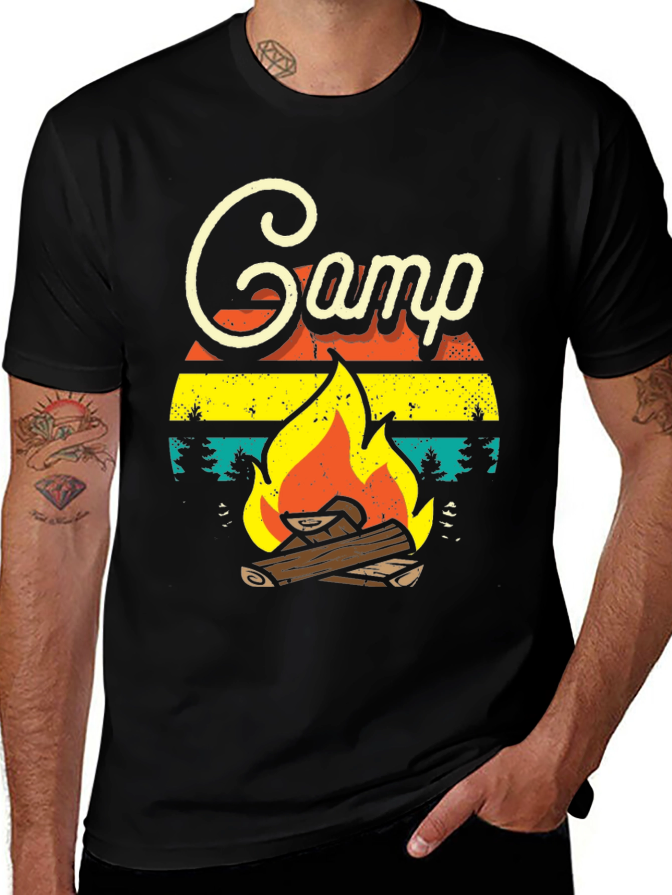 Campfire Graphic T-Shirt