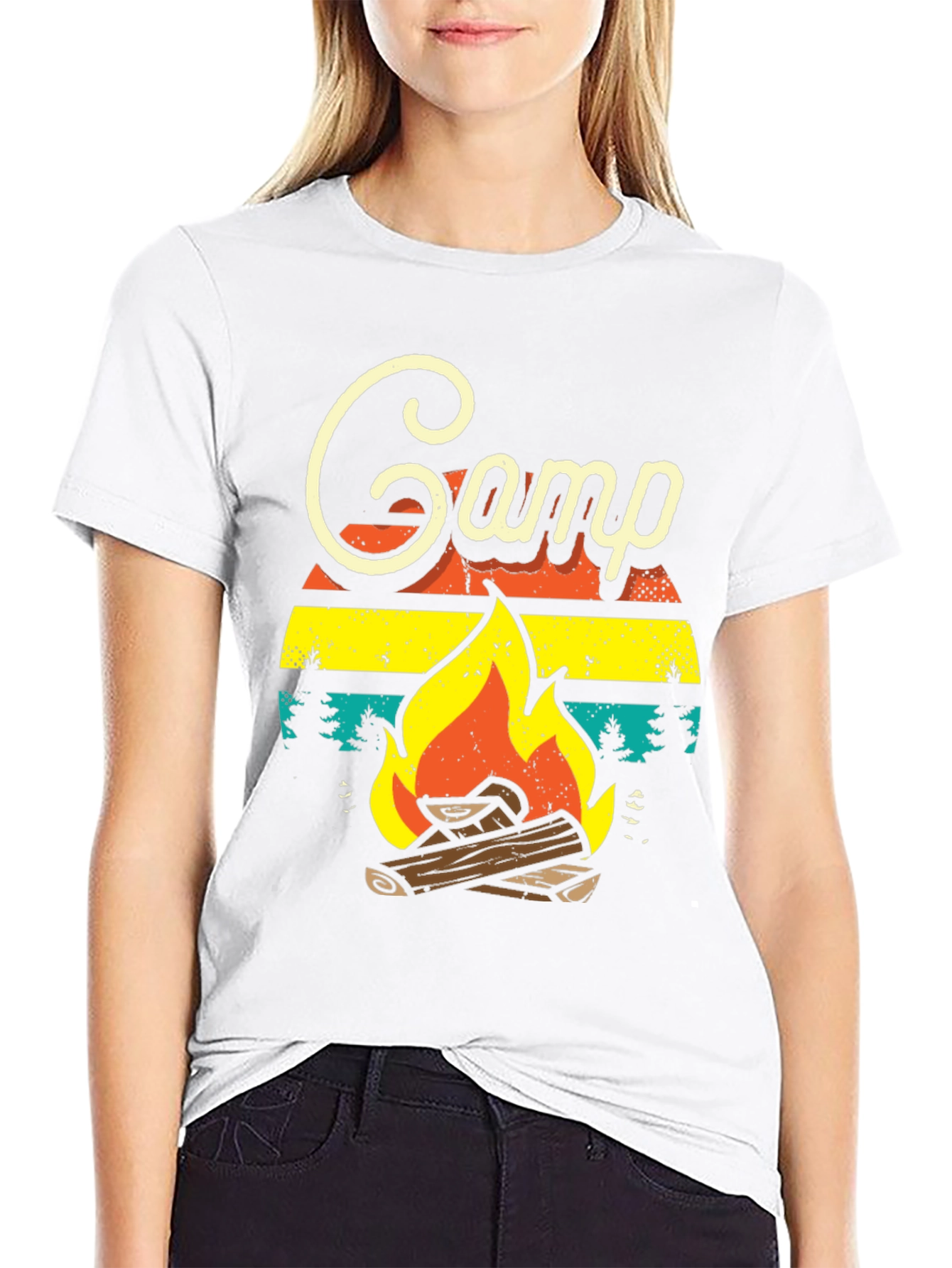 Campfire Graphic T-Shirt