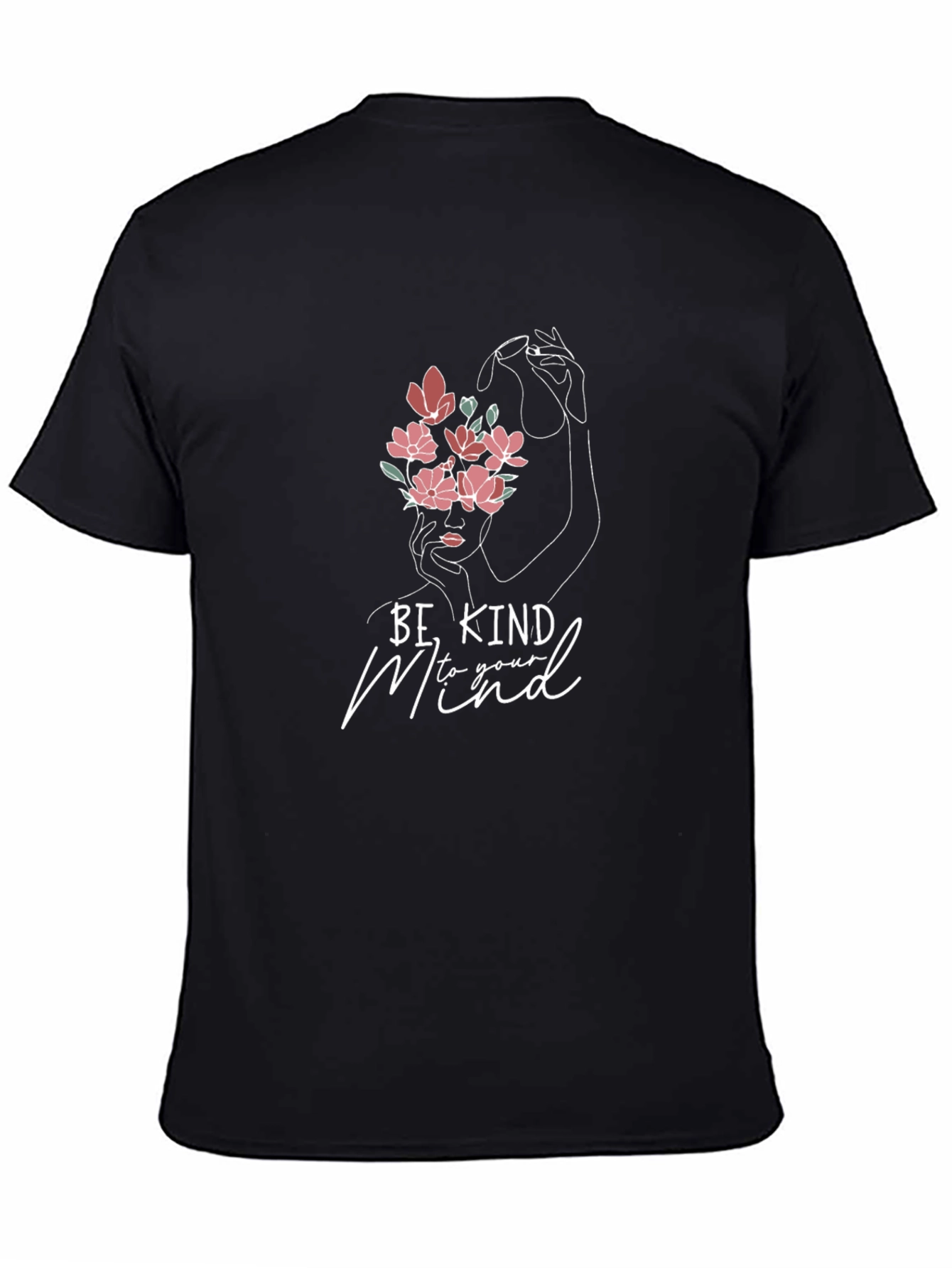Be Kind to Your Mind Graphic Tee - Black
