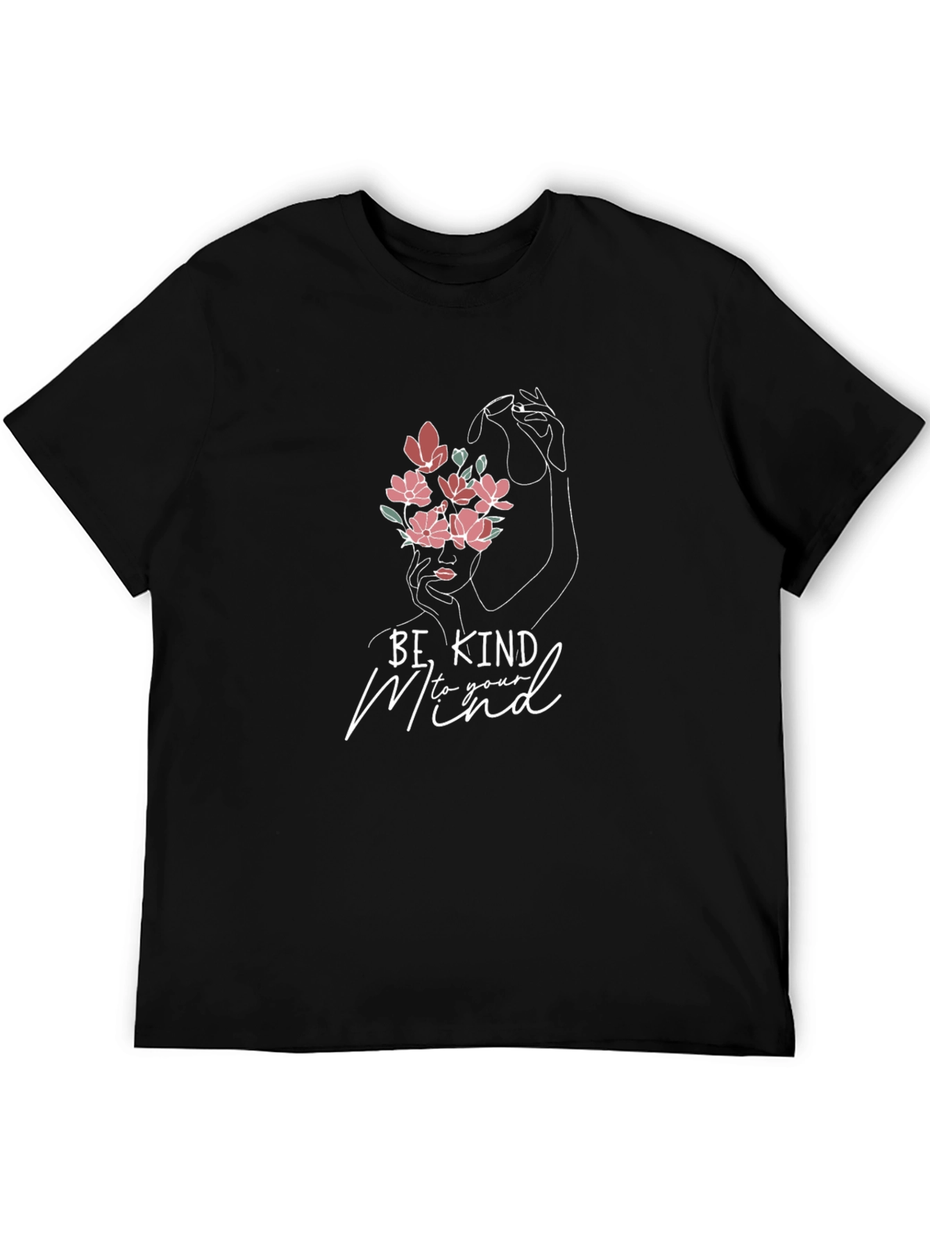 Be Kind to Your Mind Graphic Tee - Black