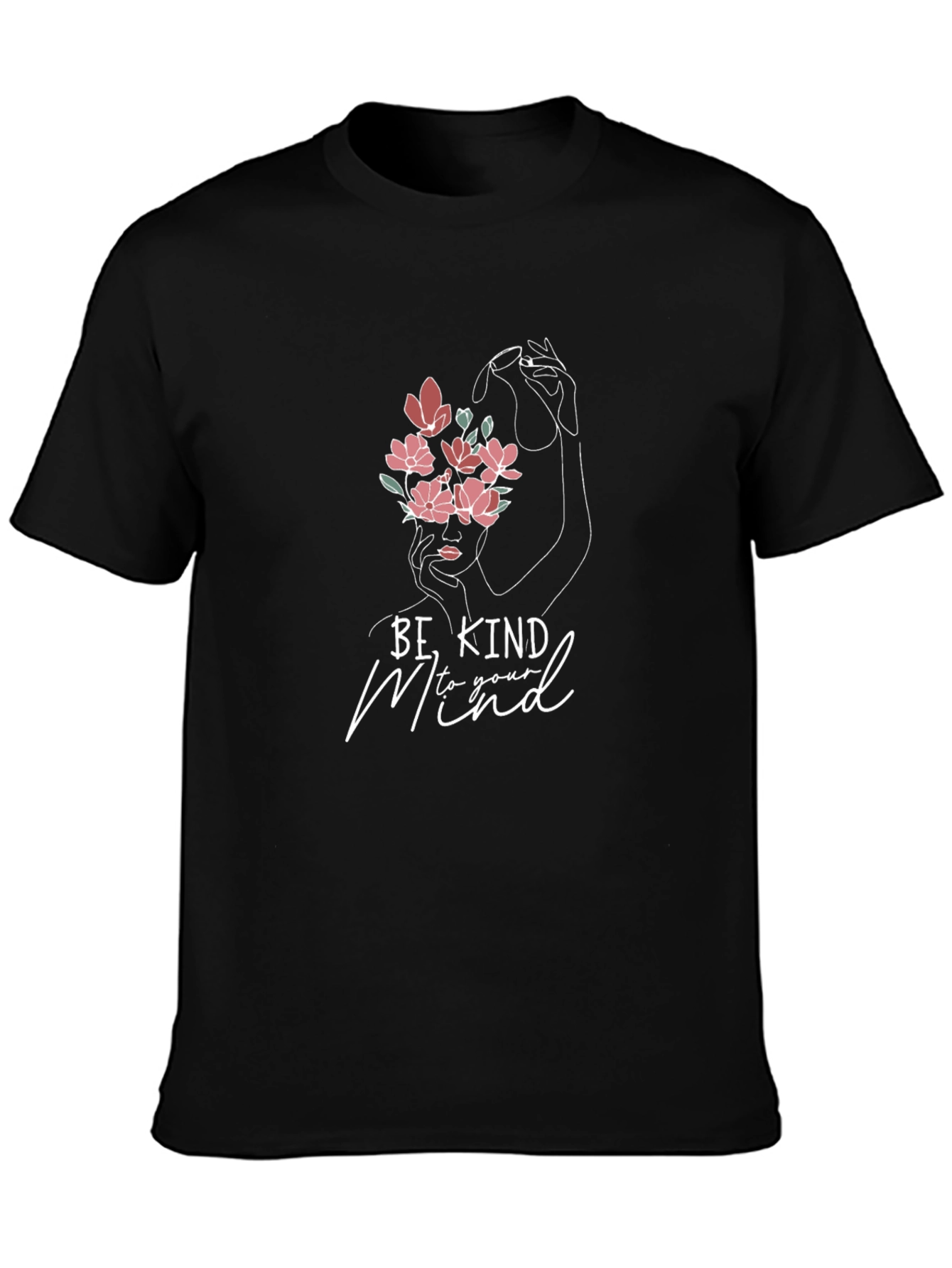 Be Kind to Your Mind Graphic Tee - Black
