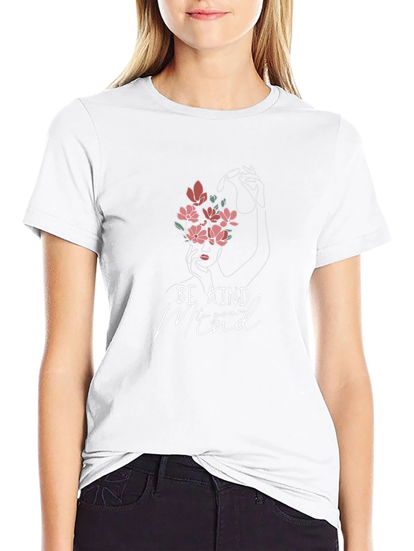 Be Kind to Your Mind Graphic Tee - Black