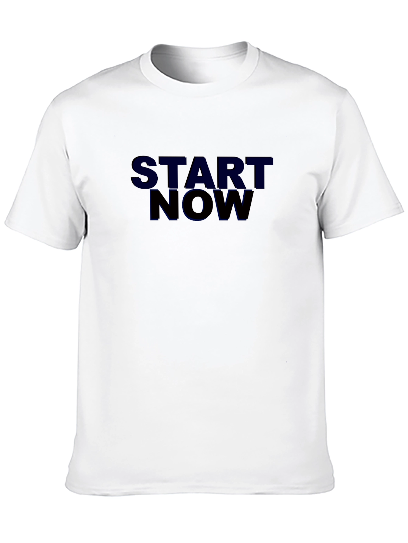 Start Now Black T-Shirt - Motivational Tee