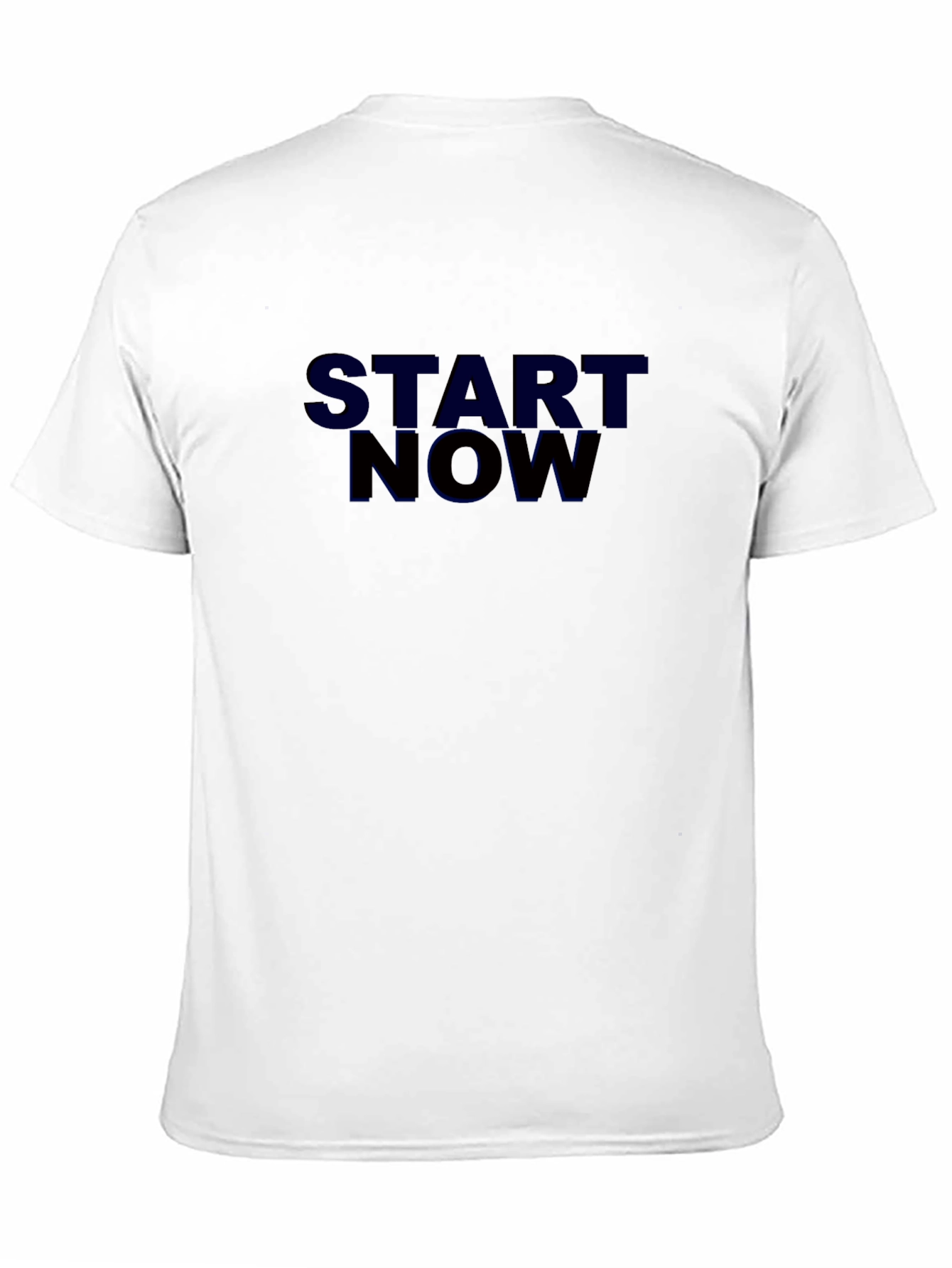 Start Now Black T-Shirt - Motivational Tee