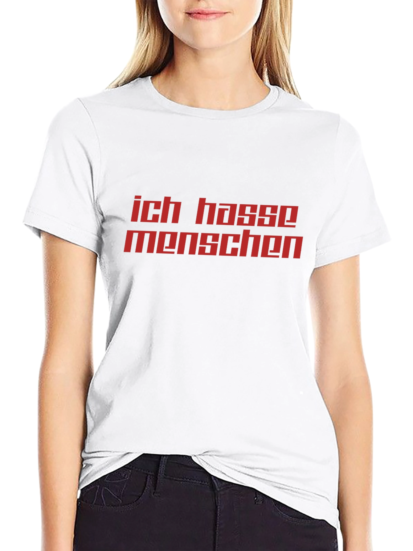 Ich Hasse Menschen T-Shirt - Bold Statement Tee