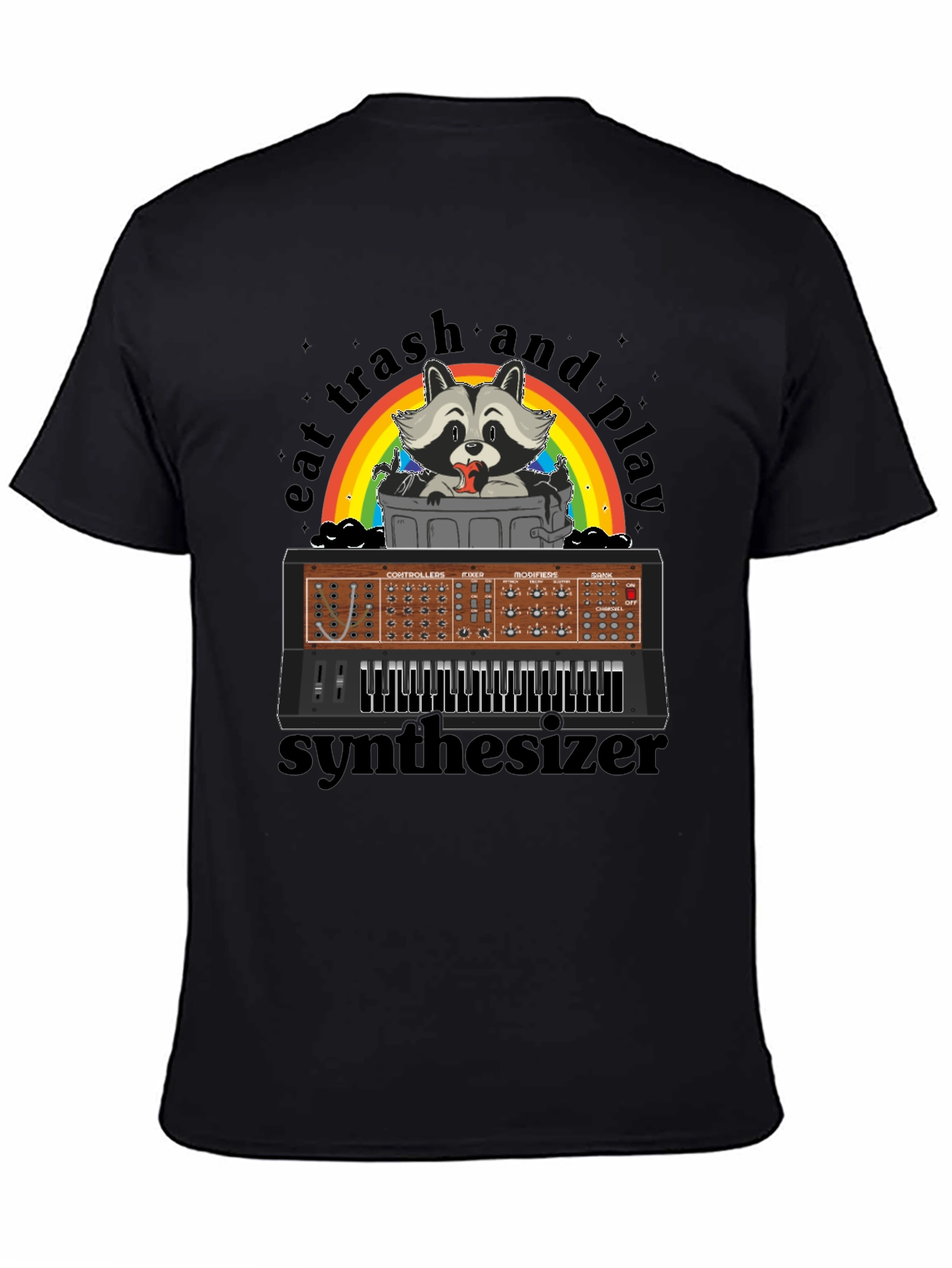 Eat Trash & Play Synthesizer T-Shirt