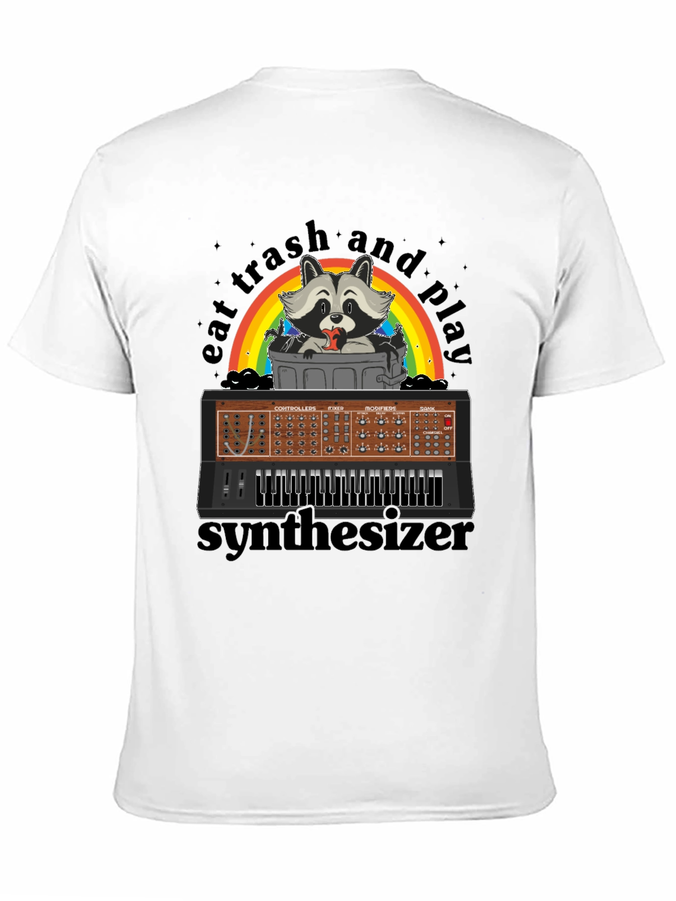Eat Trash & Play Synthesizer T-Shirt