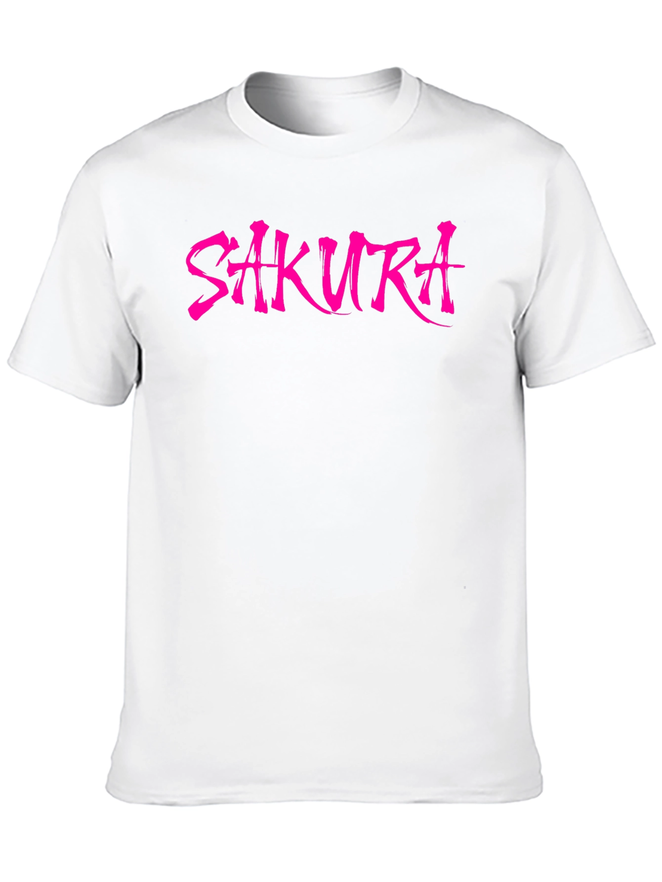 Sakura Graphic T-Shirt - Stylish Pink on Black