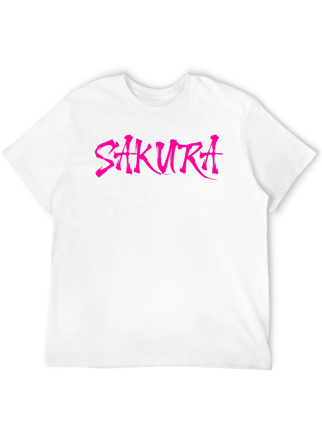 Sakura Graphic T-Shirt - Stylish Pink on Black