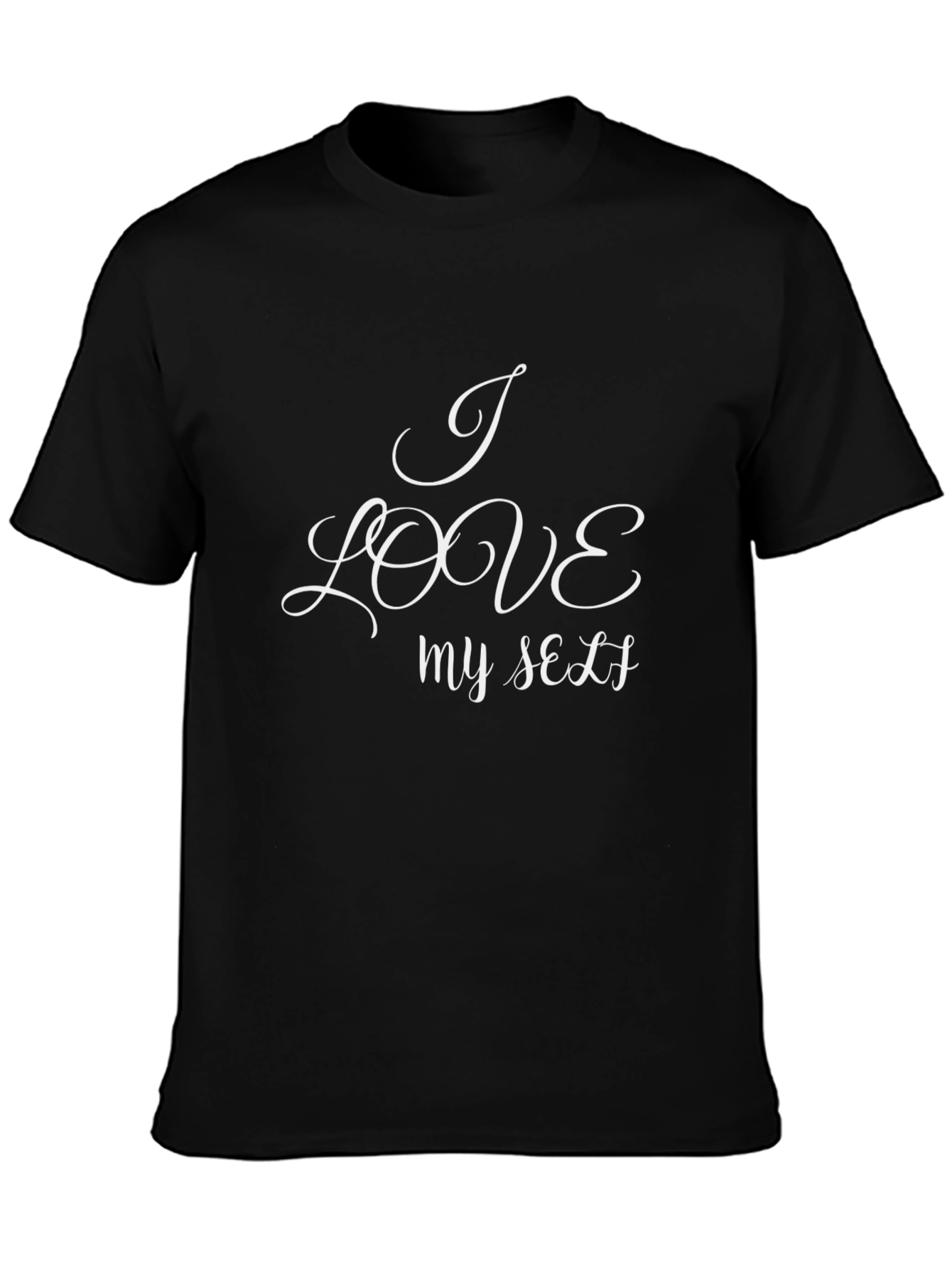 I Love Myself Black Graphic Tee