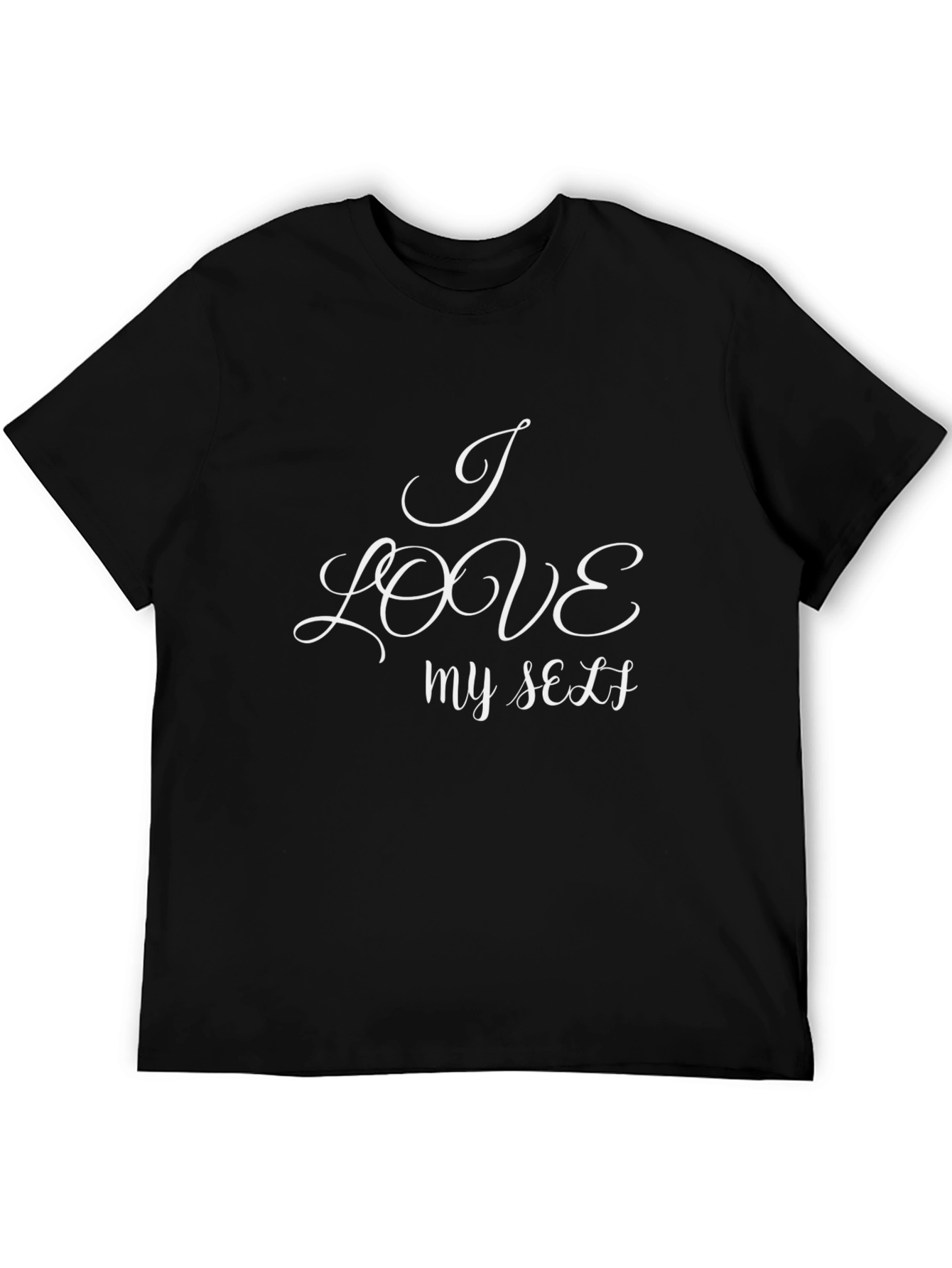 I Love Myself Black Graphic Tee