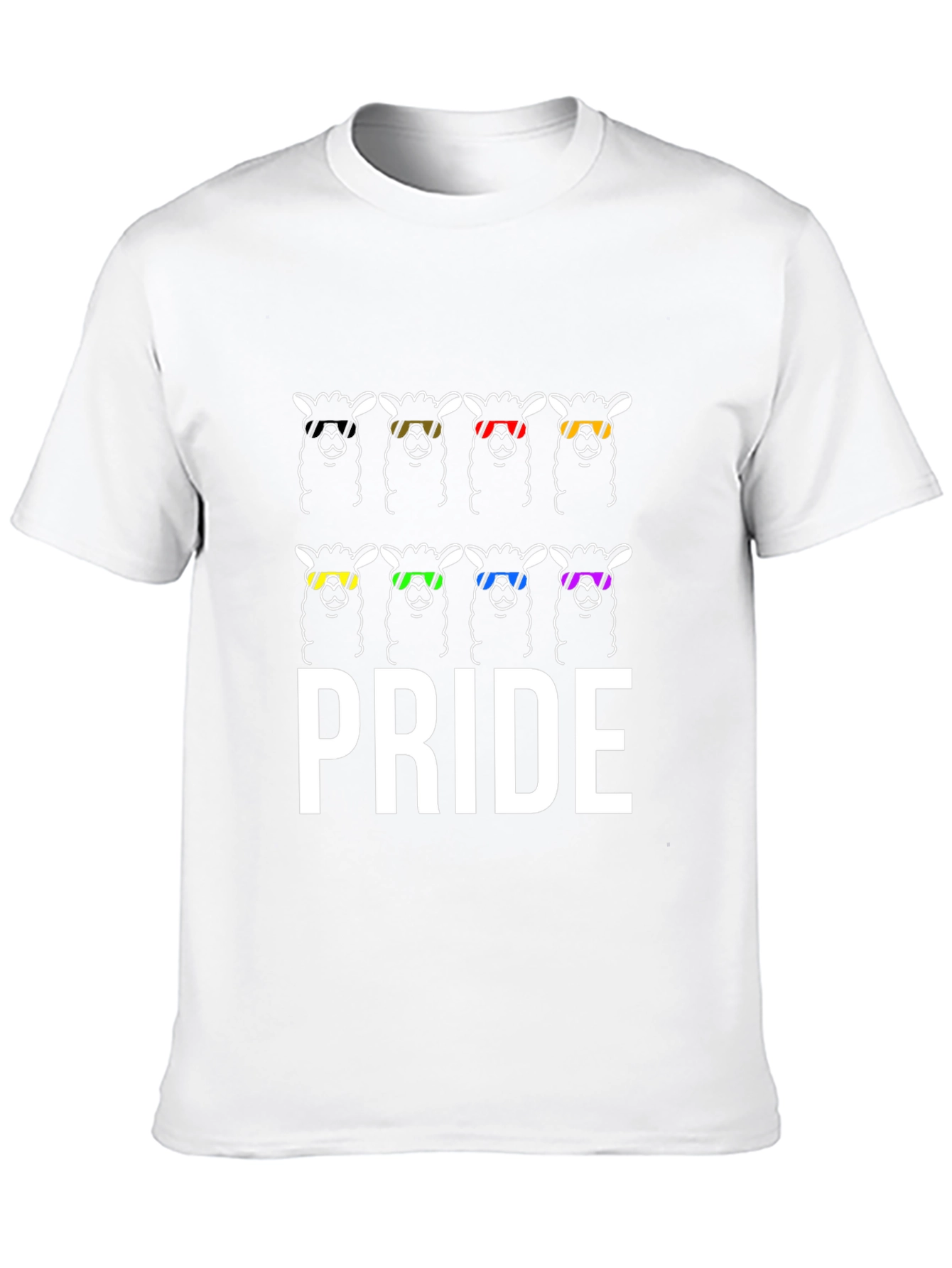Pride Llama T-Shirt - LGBTQ+ Rainbow Graphic Tee