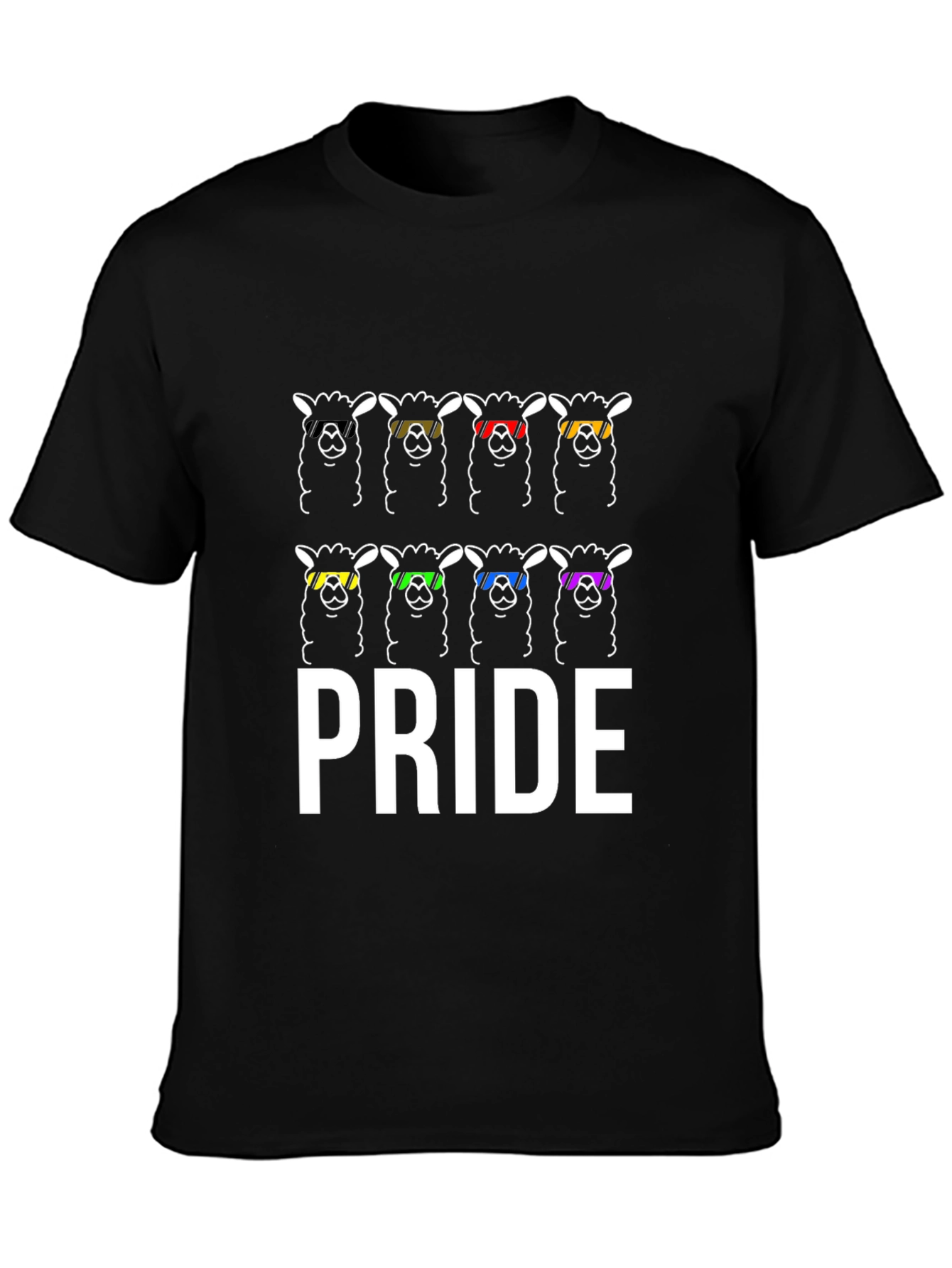 Pride Llama T-Shirt - LGBTQ+ Rainbow Graphic Tee