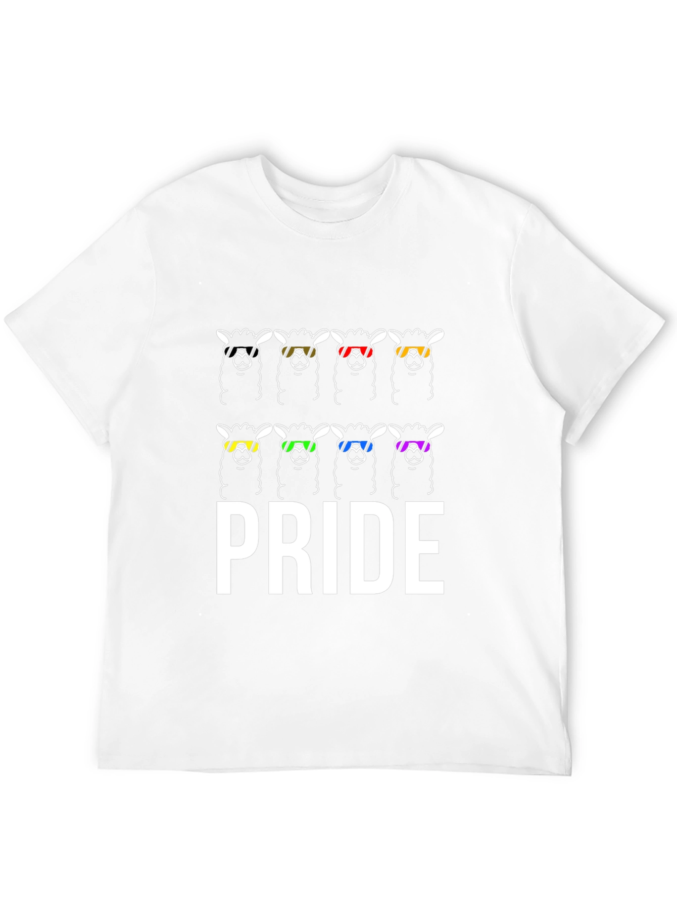 Pride Llama T-Shirt - LGBTQ+ Rainbow Graphic Tee