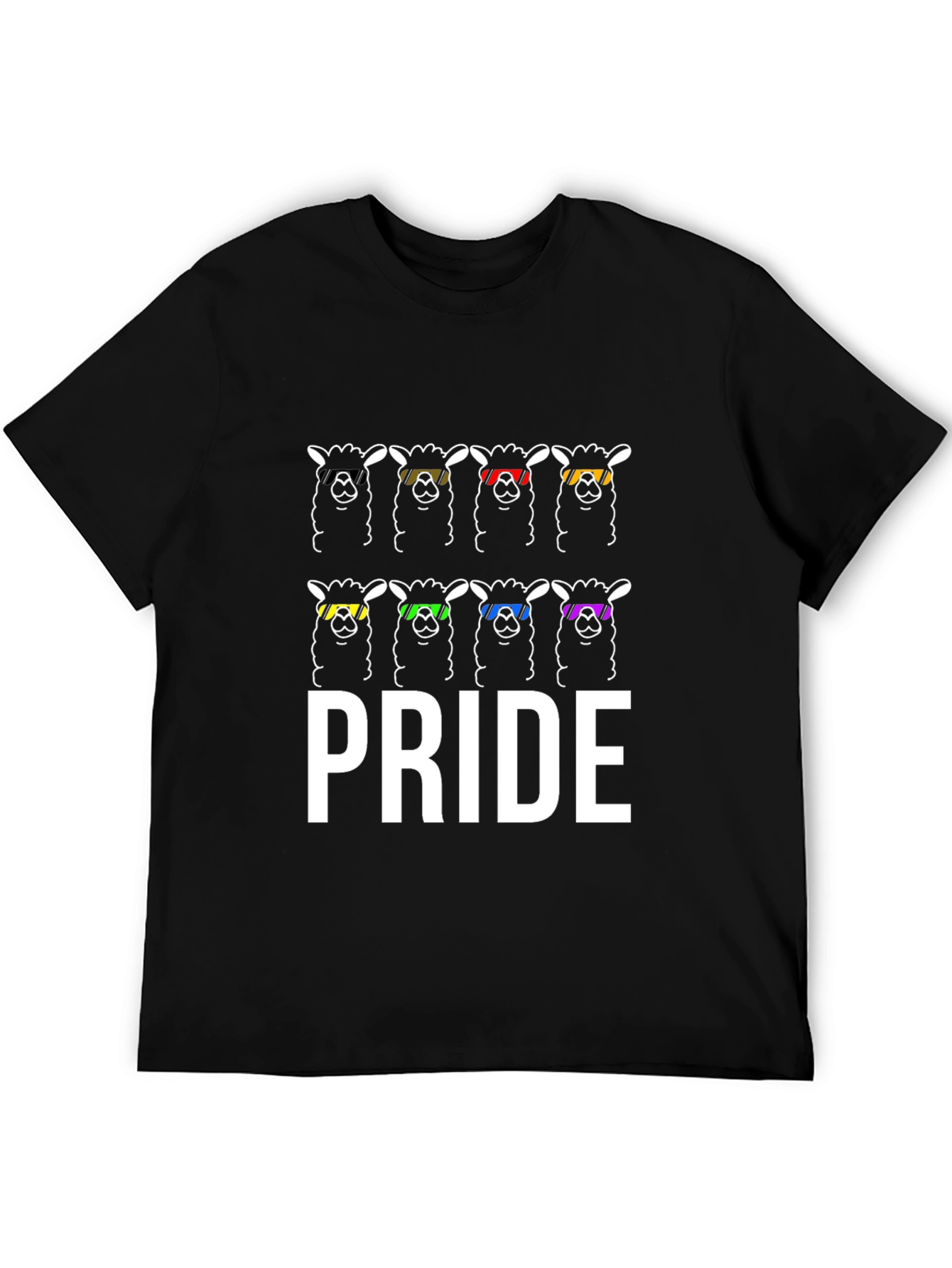 Pride Llama T-Shirt - LGBTQ+ Rainbow Graphic Tee