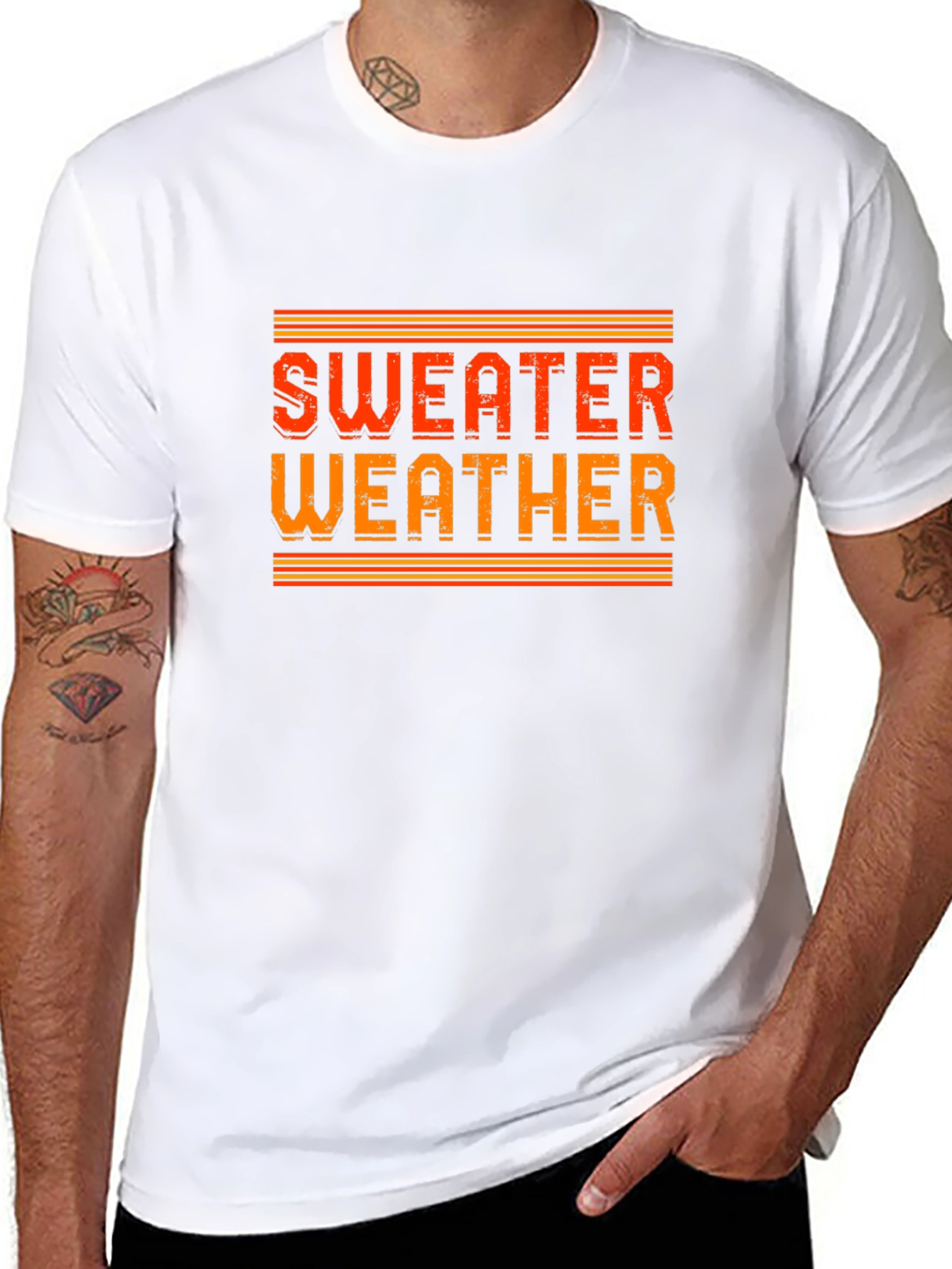 Sweater Weather Graphic Tee - Cozy Season