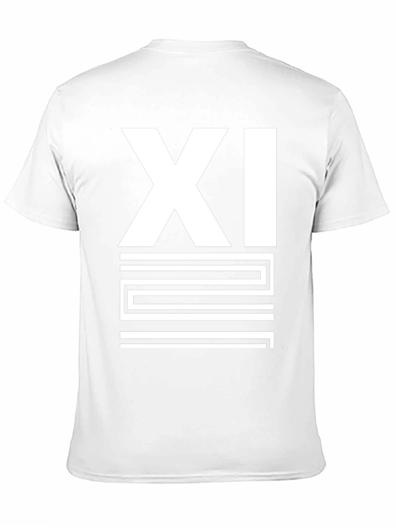 Mens Black XI Graphic Print T-Shirt