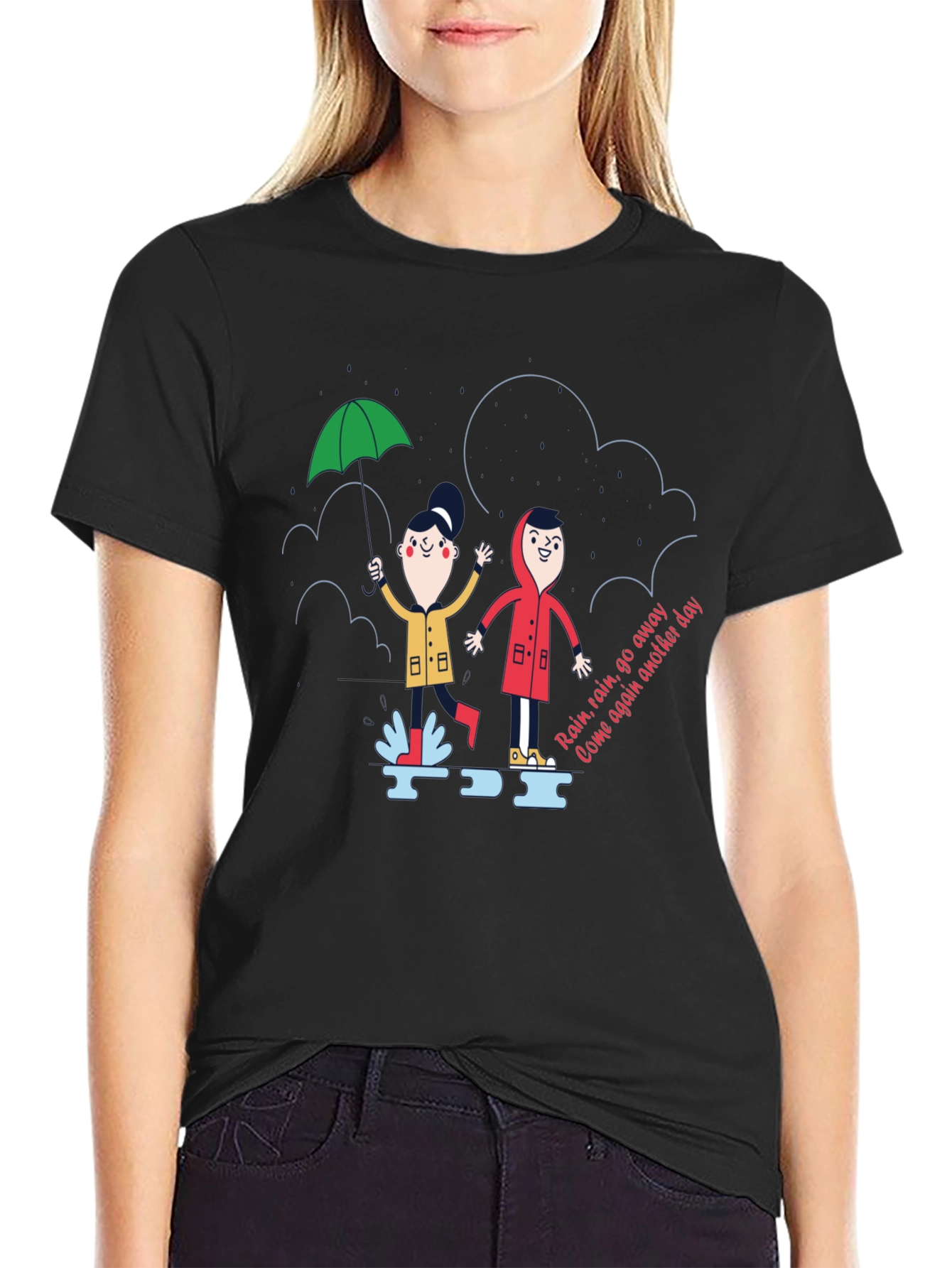 Rainy Day Fun T-Shirt: Kids at Play