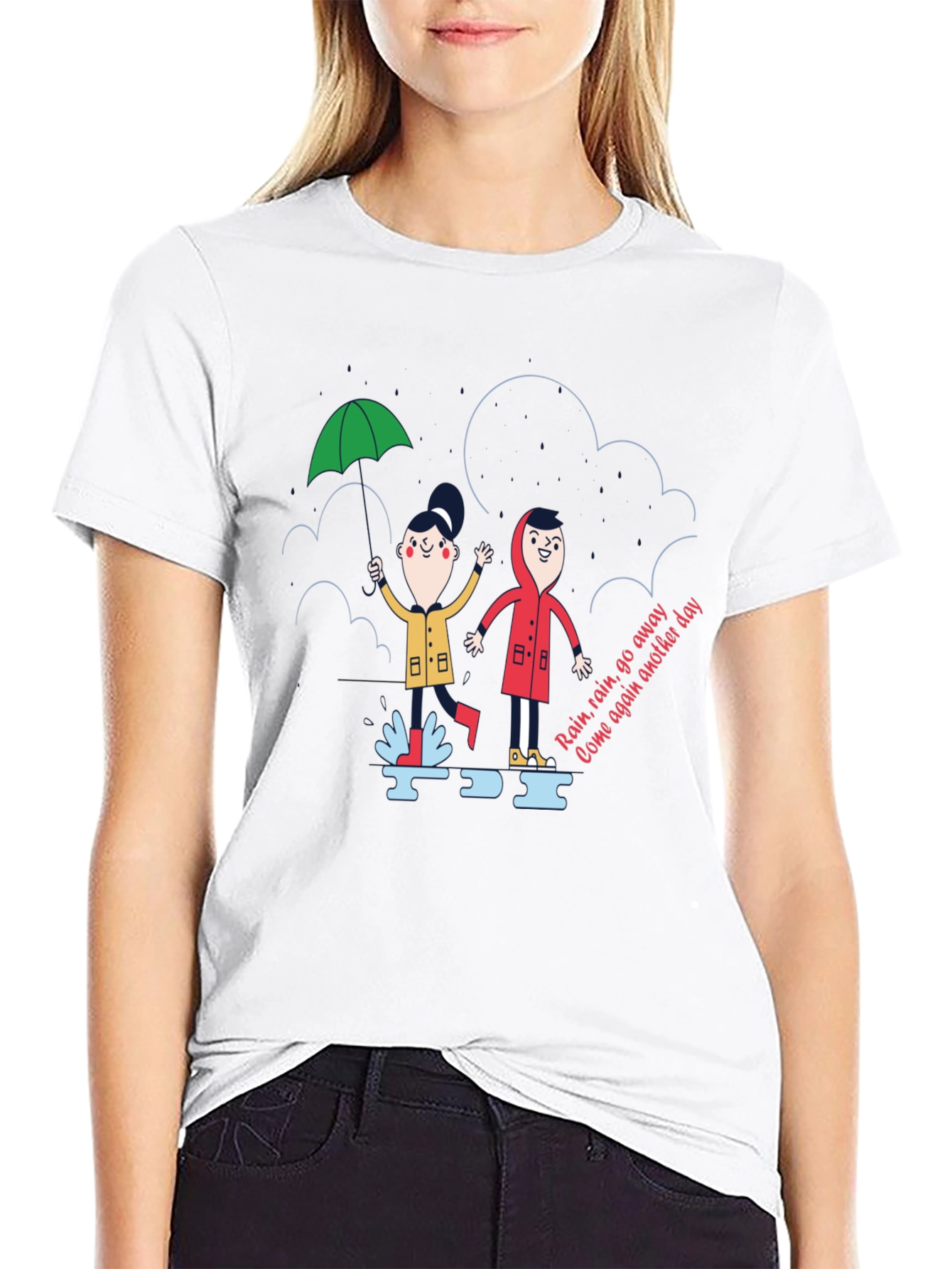 Rainy Day Fun T-Shirt: Kids at Play
