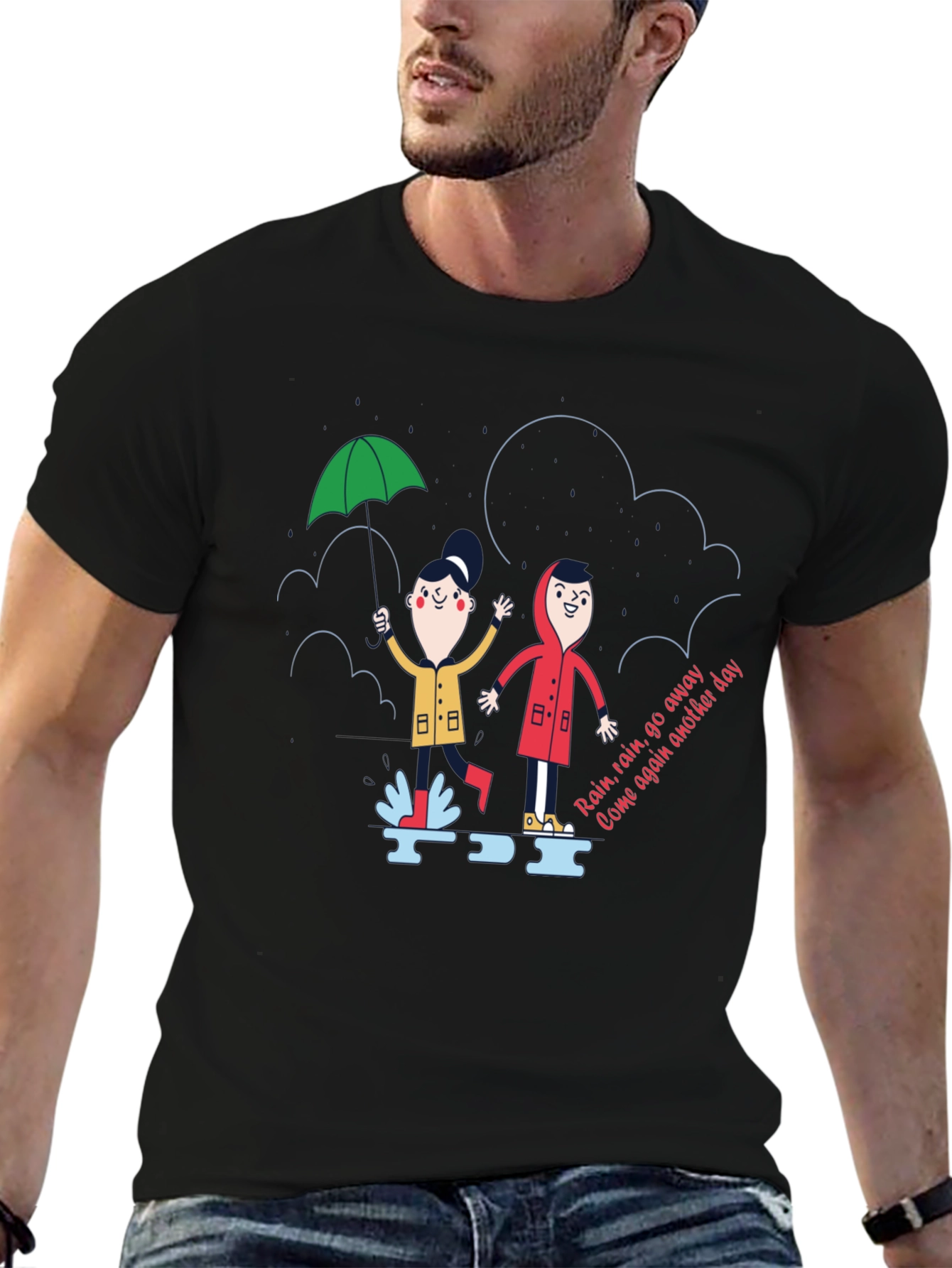 Rainy Day Fun T-Shirt: Kids at Play