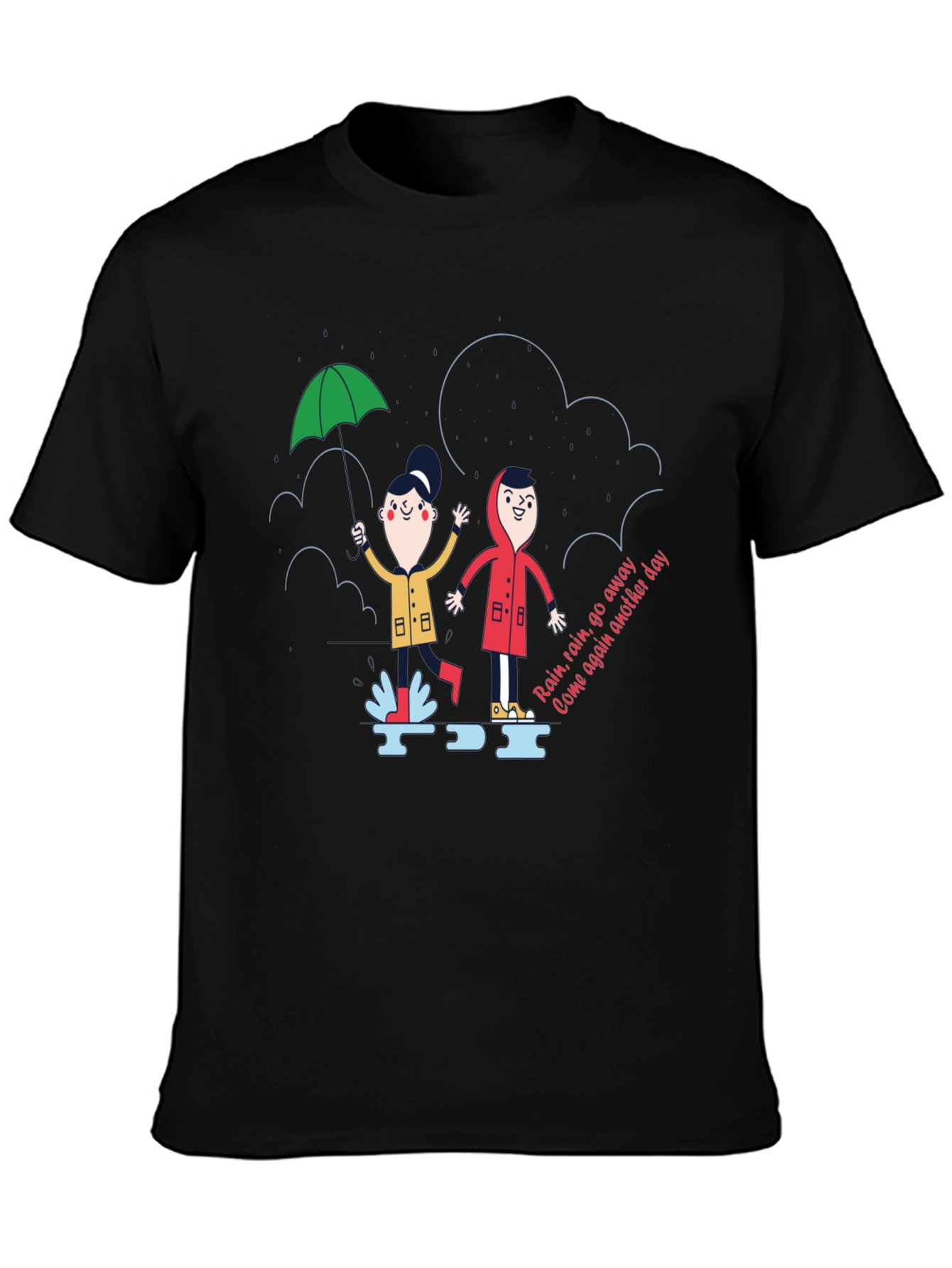 Rainy Day Fun T-Shirt: Kids at Play
