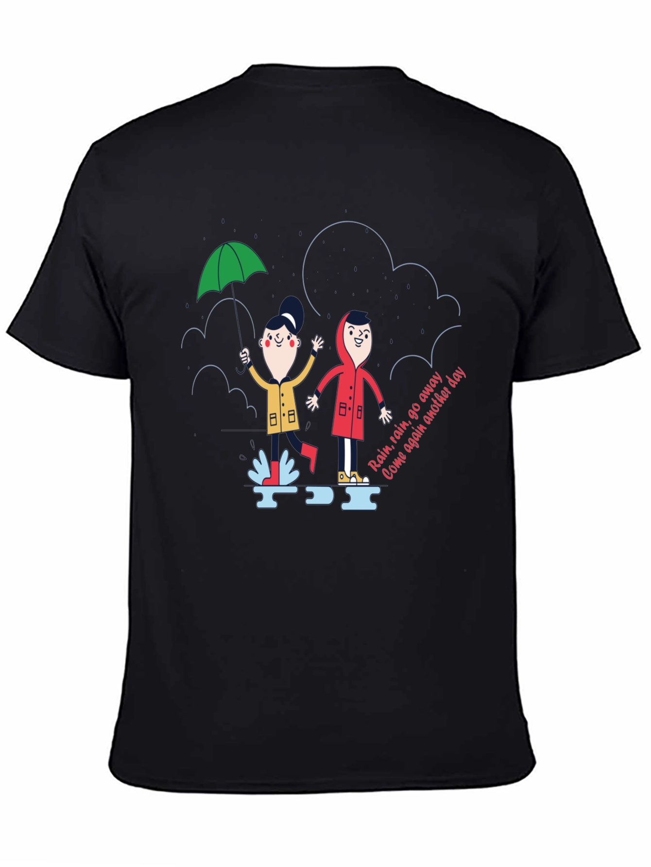 Rainy Day Fun T-Shirt: Kids at Play
