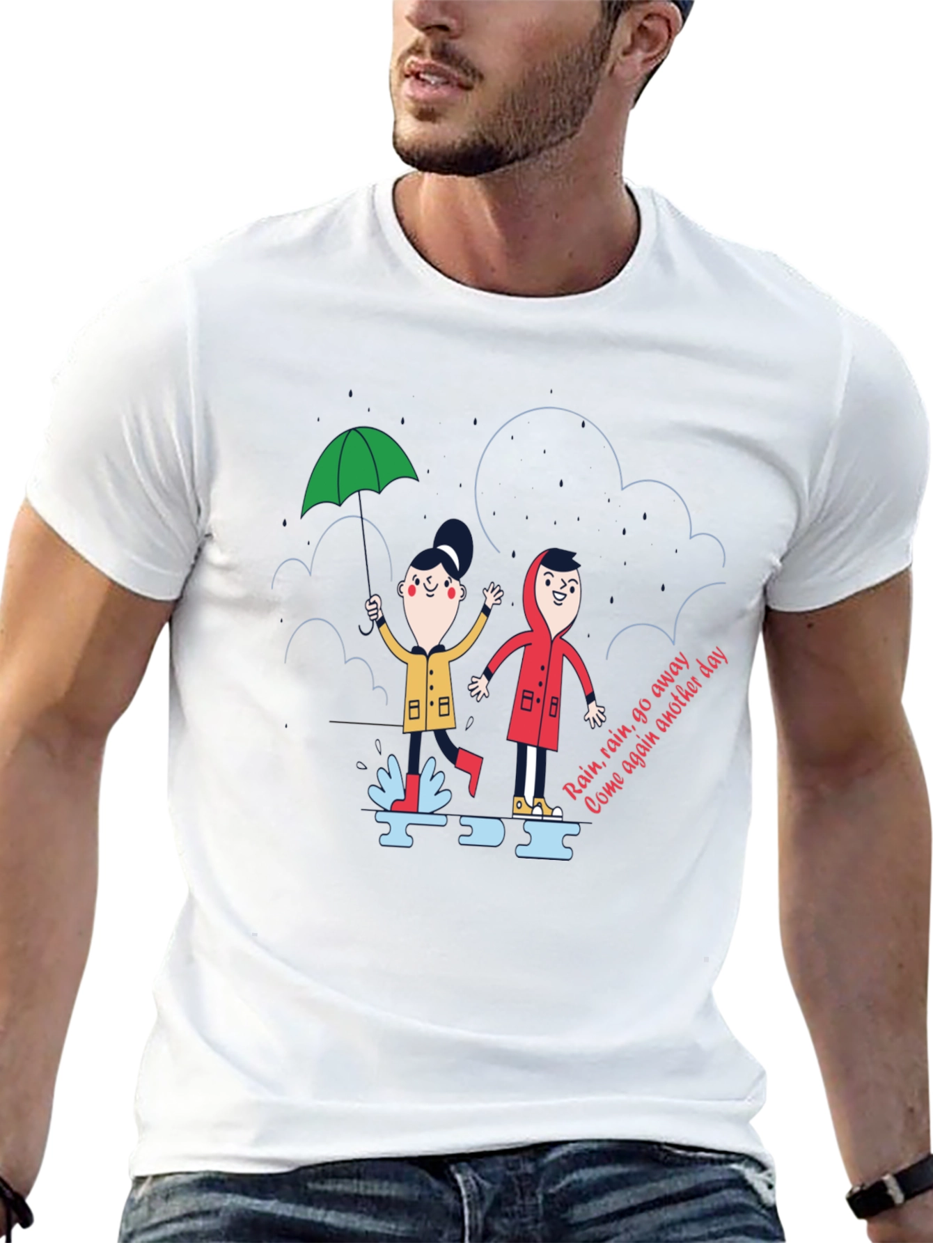 Rainy Day Fun T-Shirt: Kids at Play