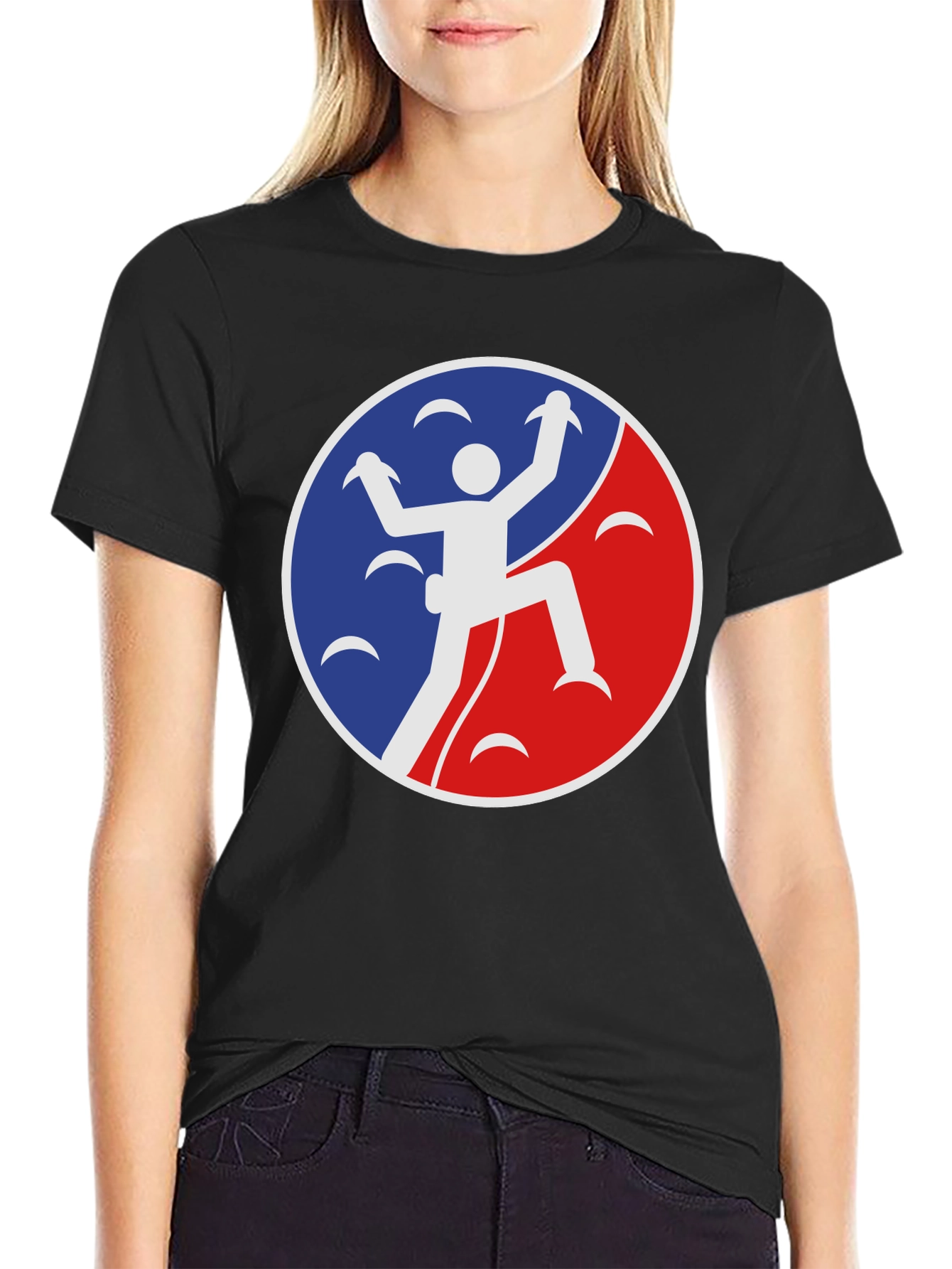 Climbing Icon Black T-Shirt