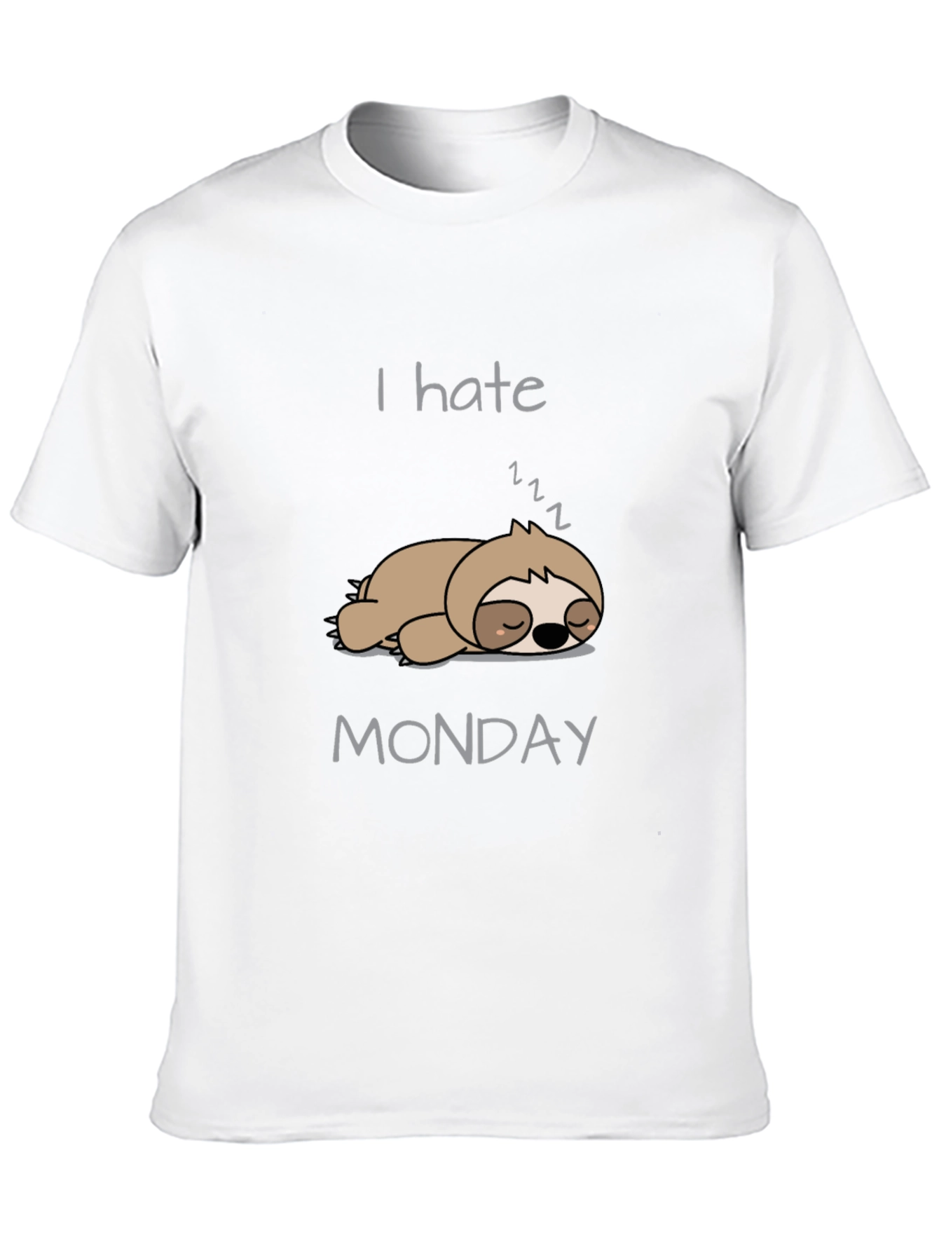 I Hate Mondays Sloth T-Shirt - Comfy Tee