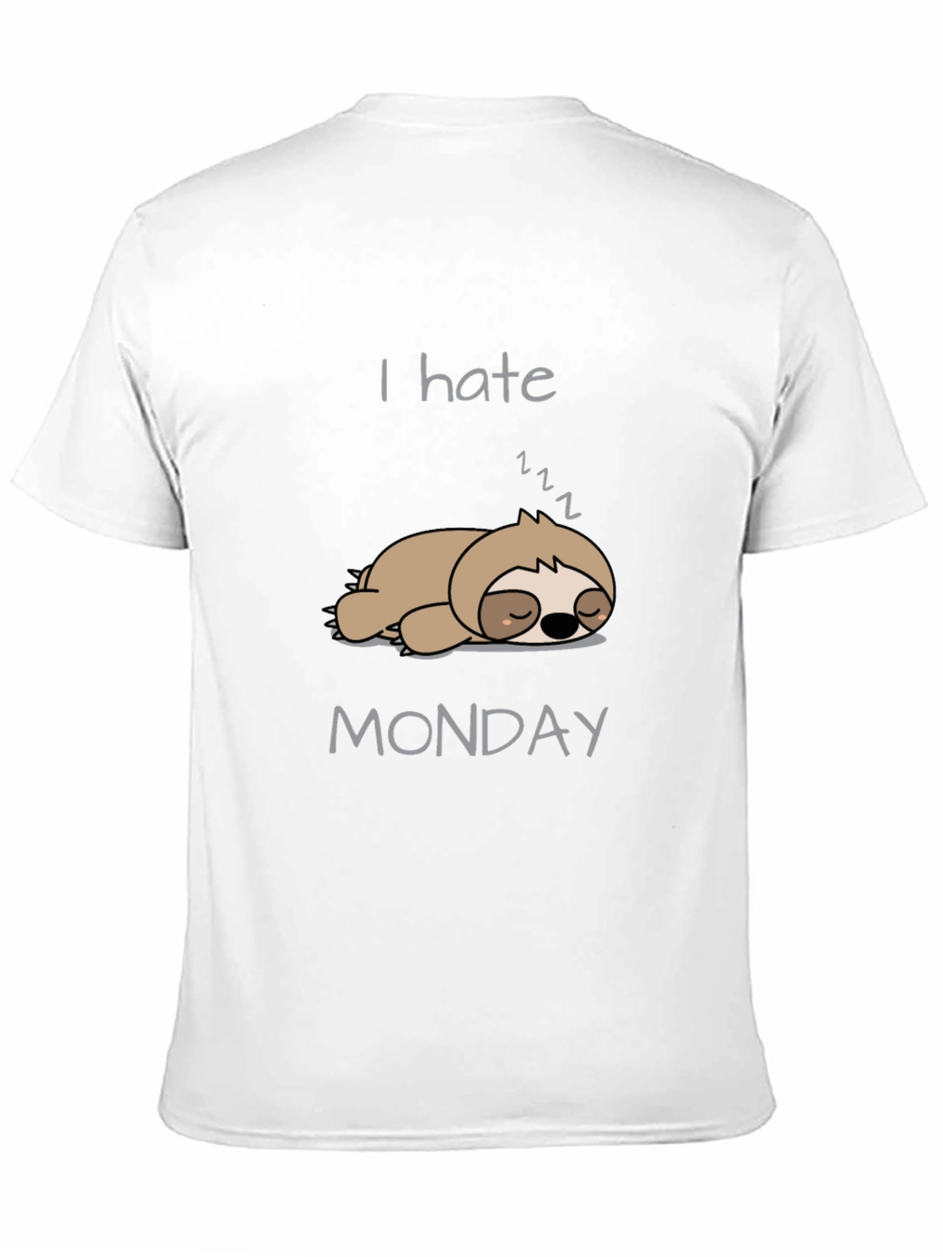 I Hate Mondays Sloth T-Shirt - Comfy Tee