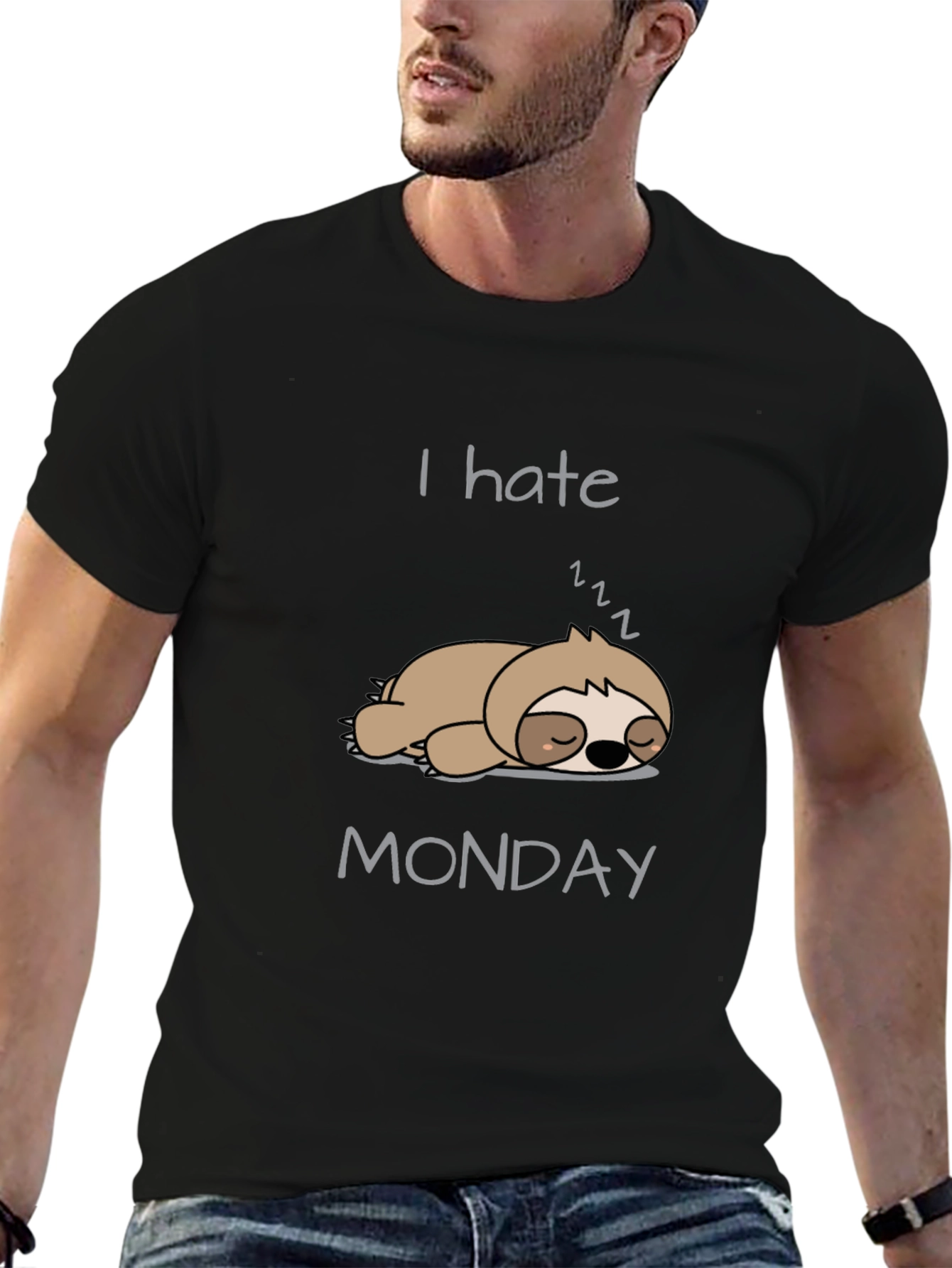 I Hate Mondays Sloth T-Shirt - Comfy Tee