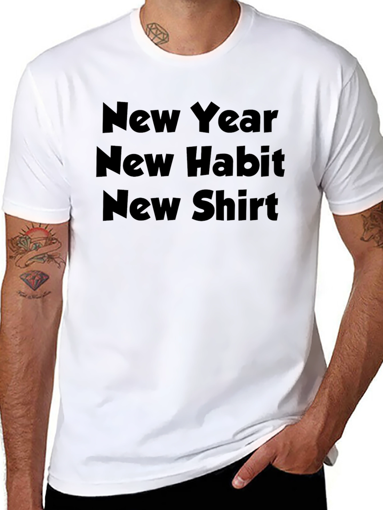New Year New Habit Graphic Tee