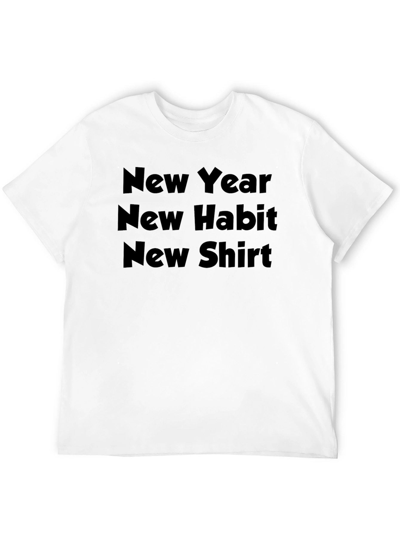 New Year New Habit Graphic Tee